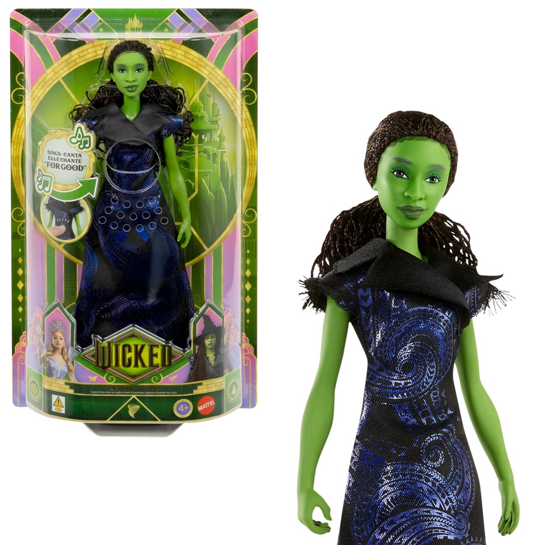 1 Wicked: For Good Singing Elphaba Doll, 1 of 7