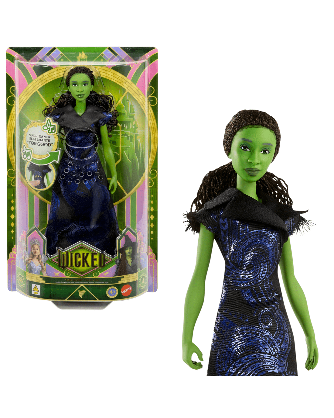 1 Wicked: For Good Singing Elphaba Doll, 1 of 7
