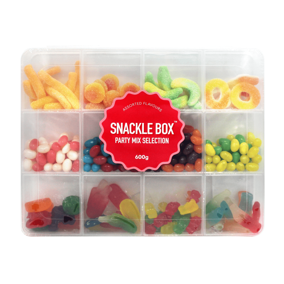 1 Snackle Box Party Mix Selection 600g, 1 of 2