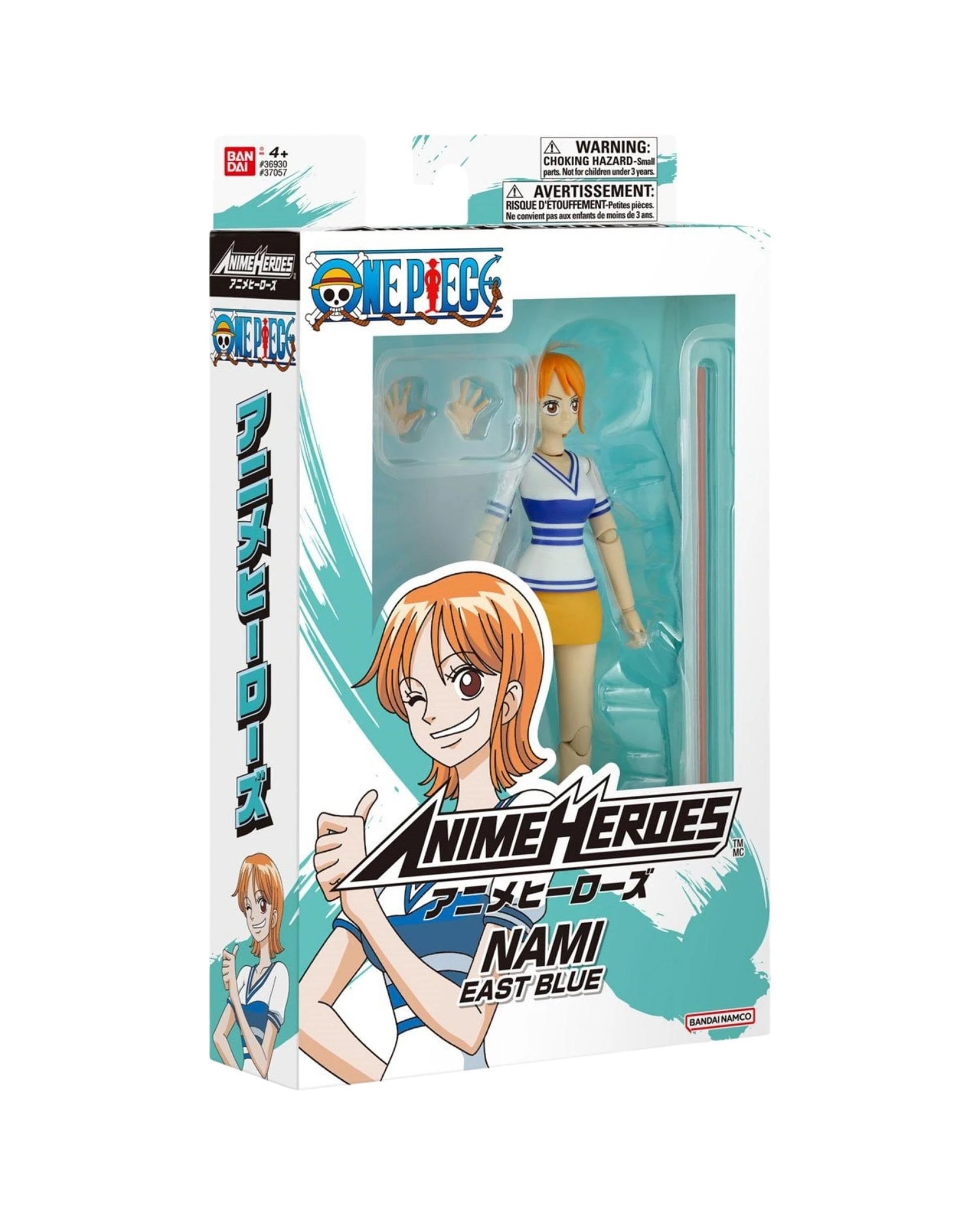 1 Bandai Anime Heroes One Piece Nami East Blue Version Figure, 1 of 7