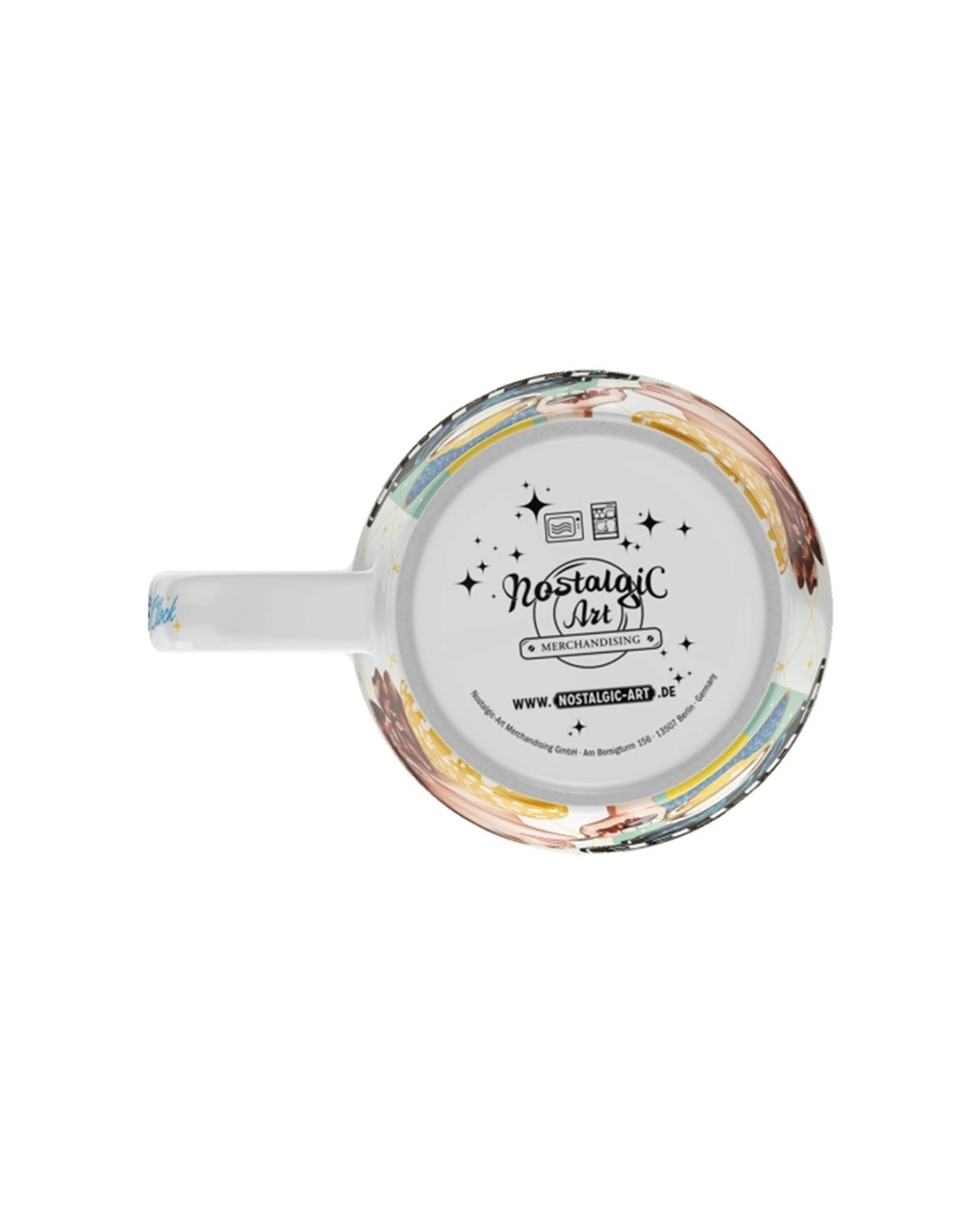 5 Nostalgic-Art 4PK Ceramic Mug 330ml Retro Design - Coffee O'Clock - White, 5 of 5