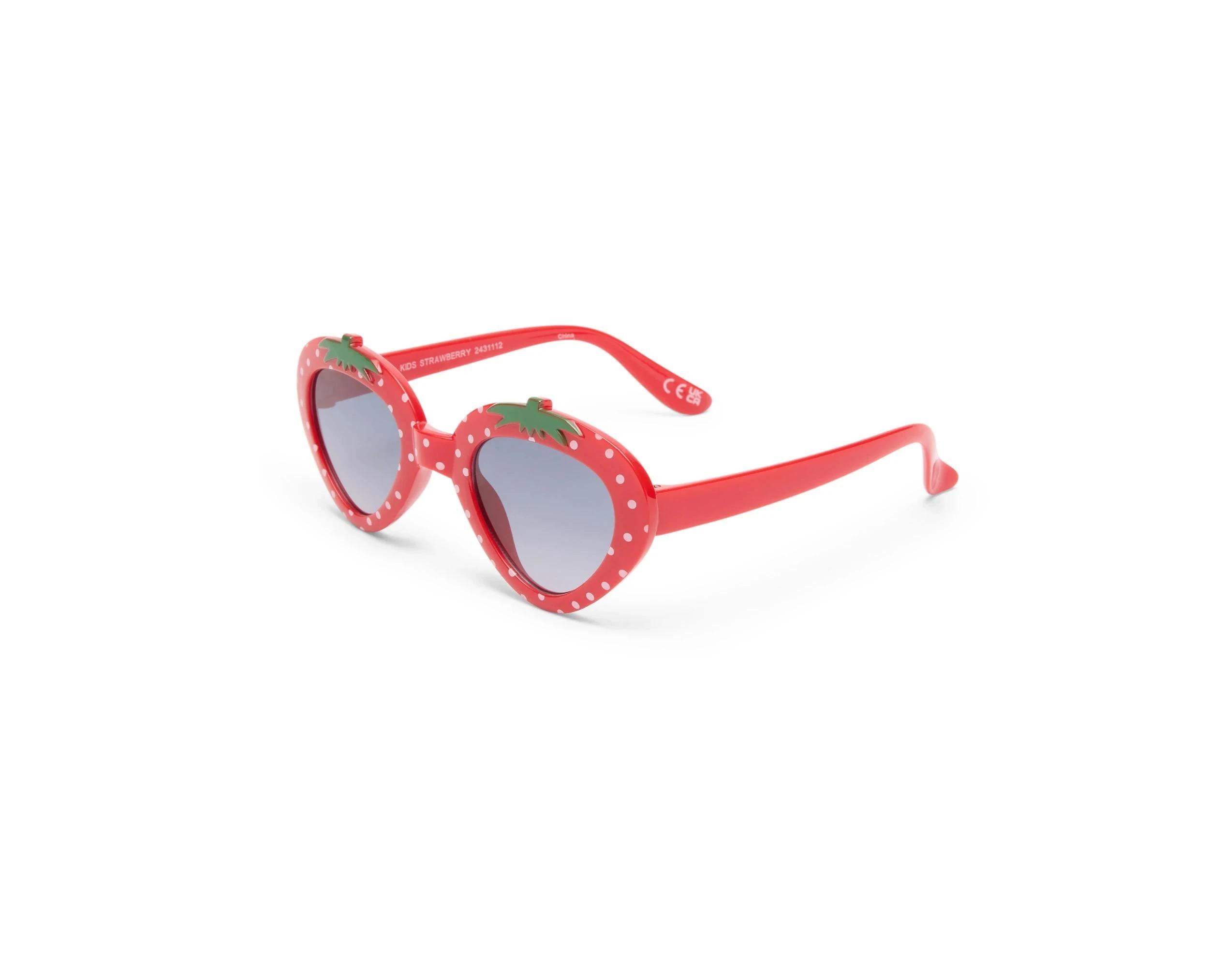1 SOLARIZED® Kids Strawberry Sunglasses RED, 1 of 2