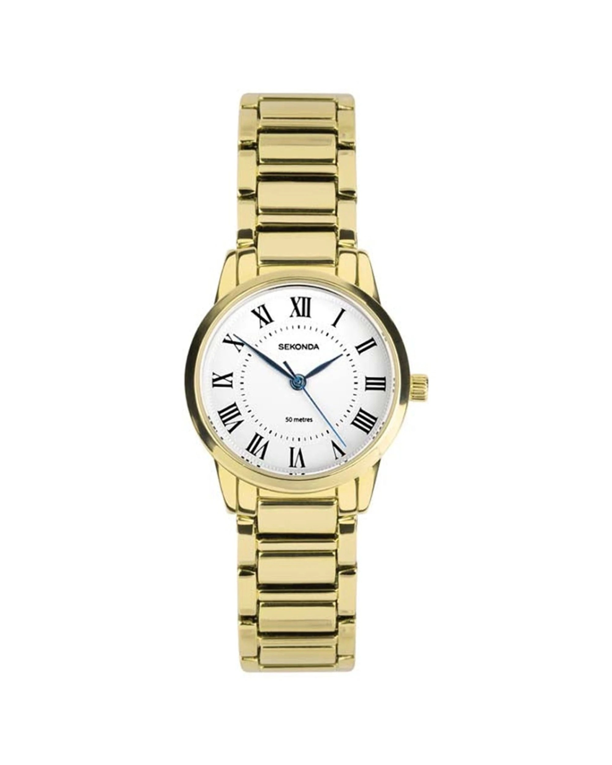 1 Sekonda Women's Beaumont Watch Gold Metal Bracelet 28mm Case 50m Water Resistant, 1 of 2