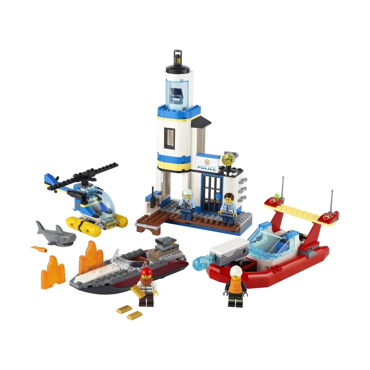 3 LEGO City Police Seaside Police and Fire Mission 60308, 3 of 11