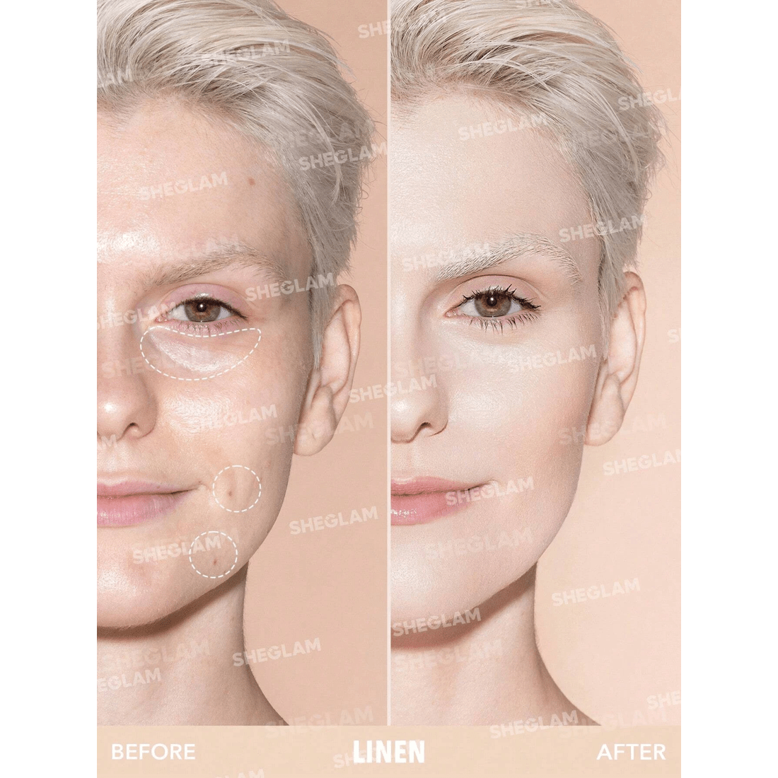 2 SHEGLAM Like Magic 12HR Full Coverage Concealer - Linen, 2 of 8