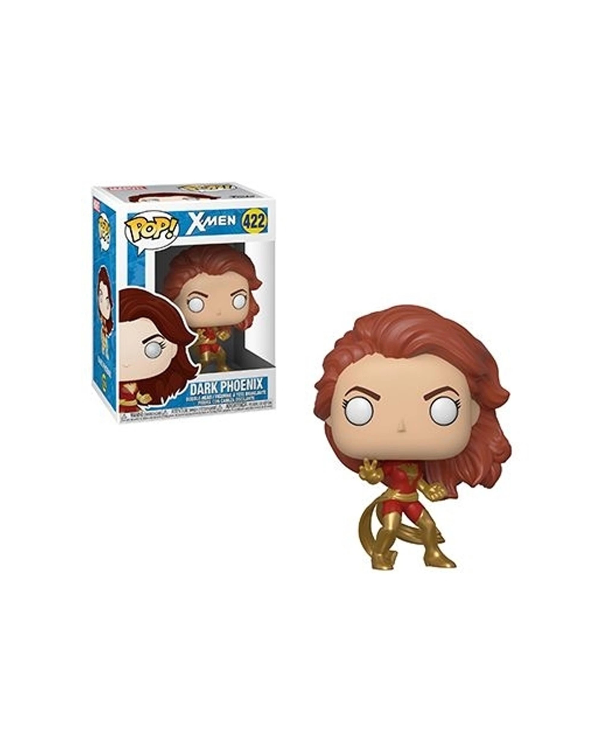 3 Pop Dark Phoenix Vinyl Action Figure 10cm Stylised Collectable Display - Multi, 3 of 3