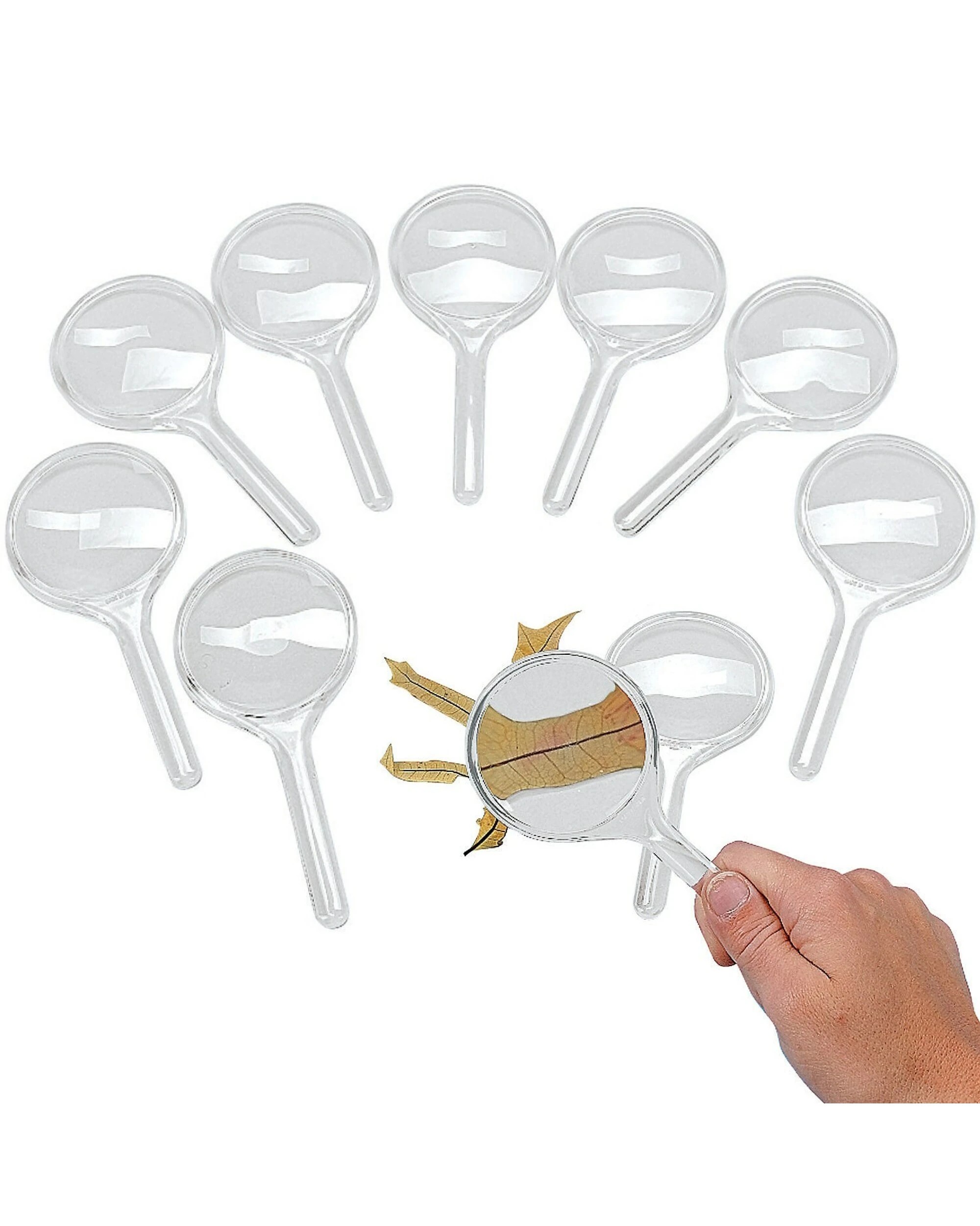 1 Partyrama Mini Magnifying Glasses Pack of 10, 1 of 2