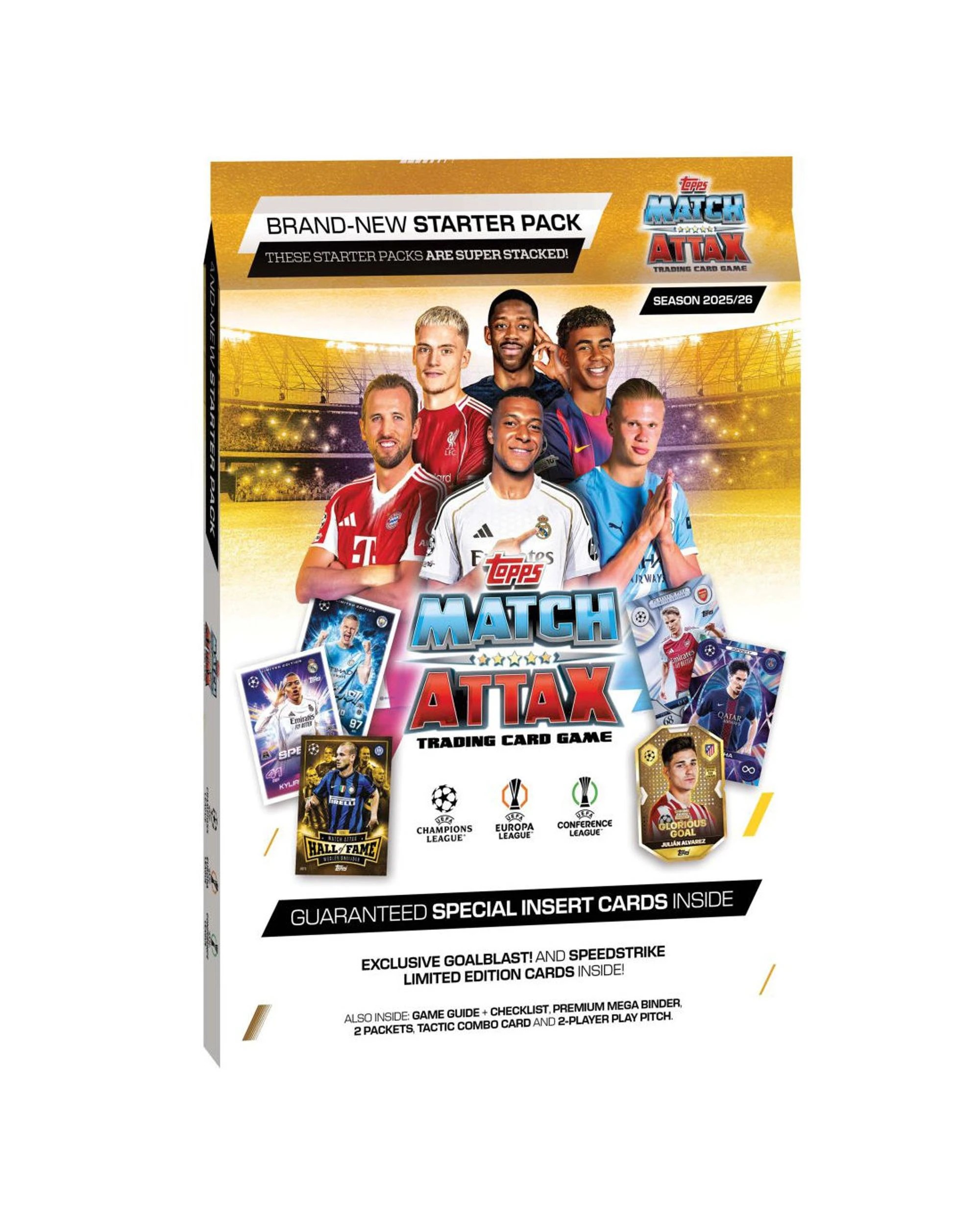 1 Match Attax UEFA Club Competitions 2025/2026 Edition Starter Pack, 1 of 9