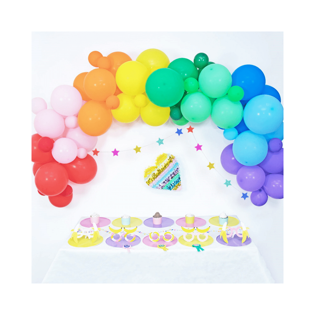 Party Maker Rainbow 4m Balloon Arch Kit - Kmart