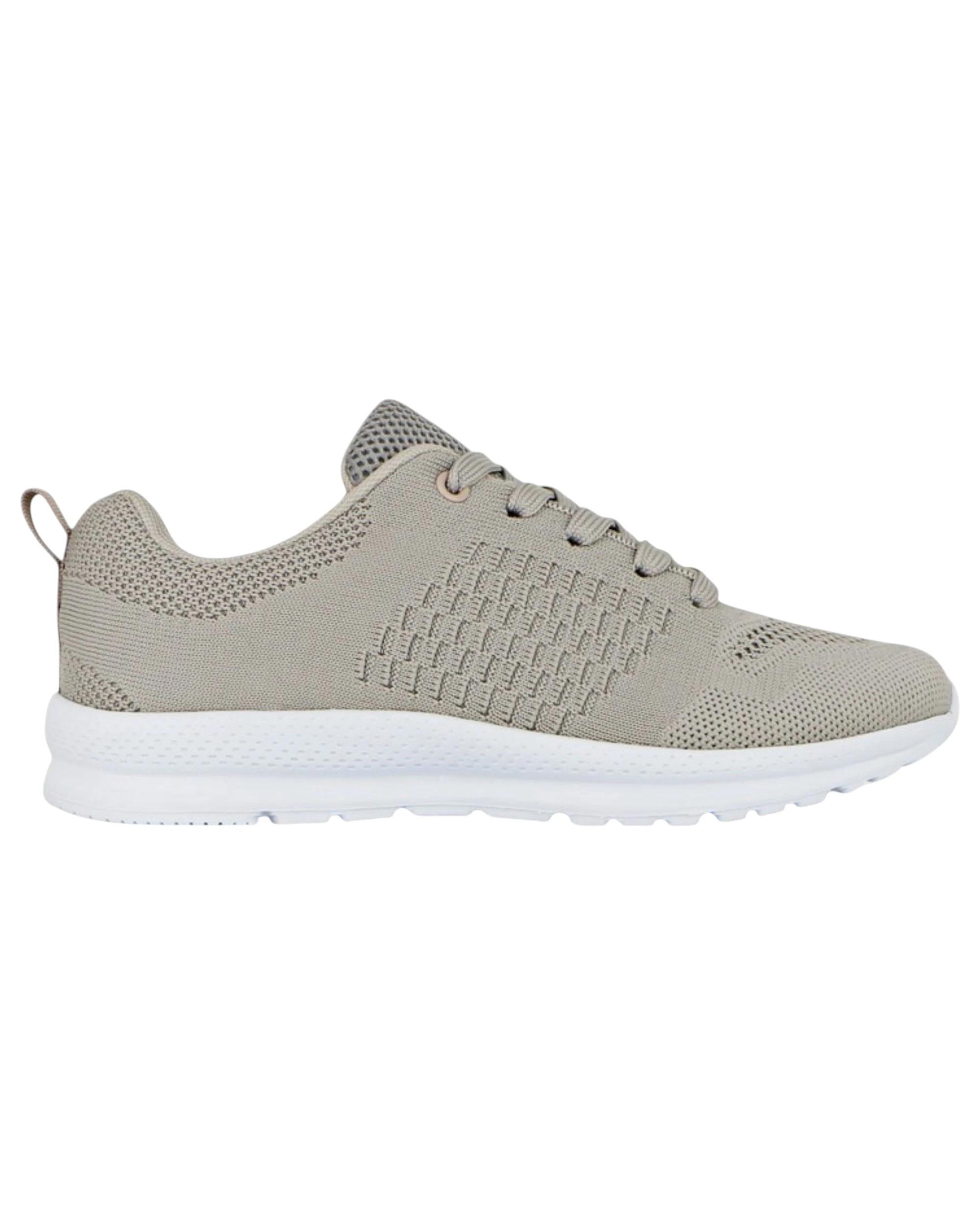 2 Lightning Bolt Womens Kirsty Sneakers Lace Up Shoes TAUPE, 2 of 3