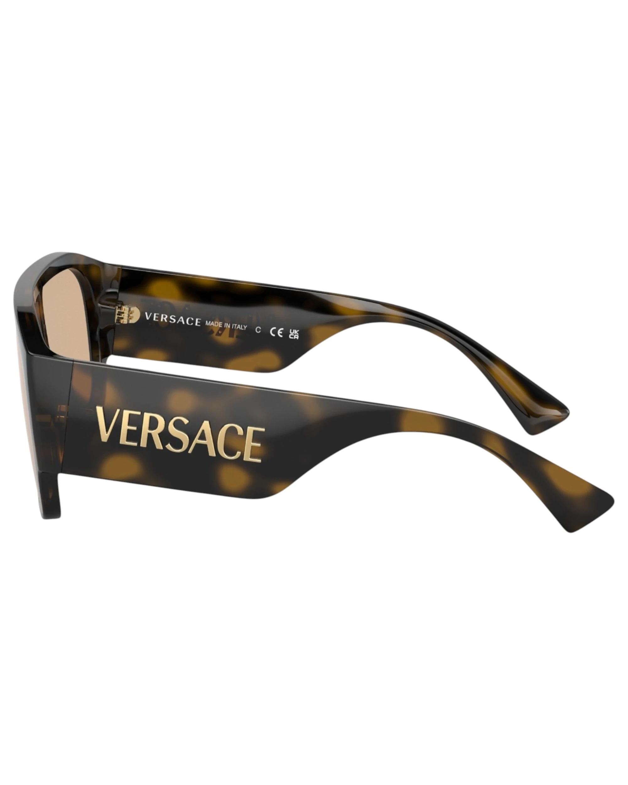 5 Versace Unisex Sunglasses VE4439 Fashion Spectacles Havana Light Brown Sunnies MULTI, 5 of 5