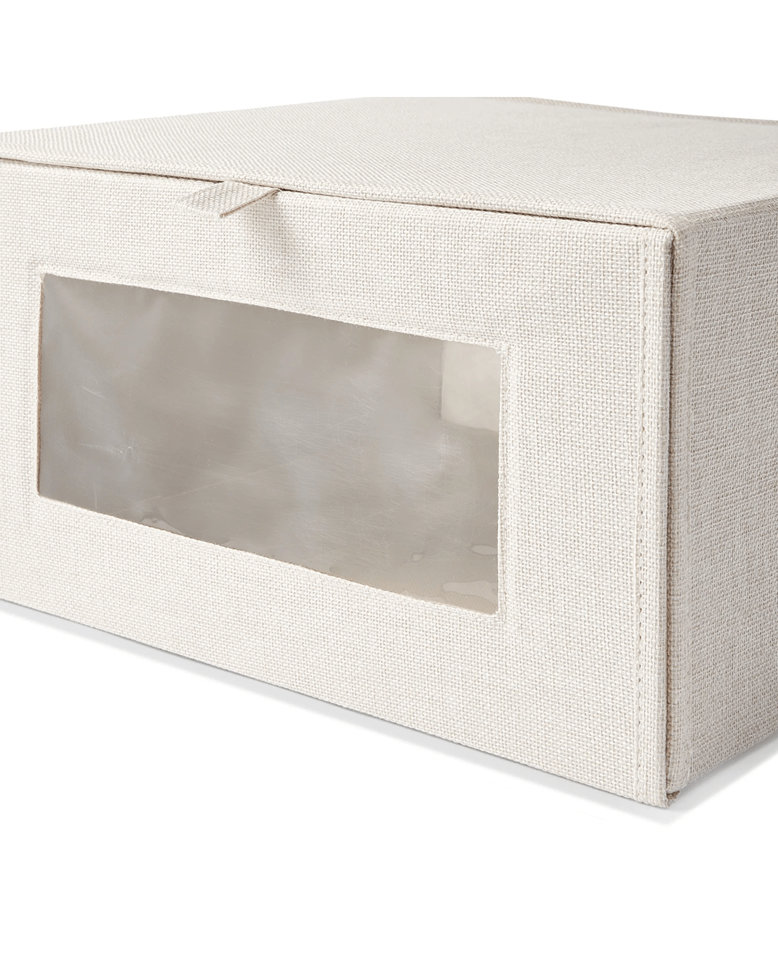 6 Linen Look Clothing Storage Box - Beige, 6 of 9
