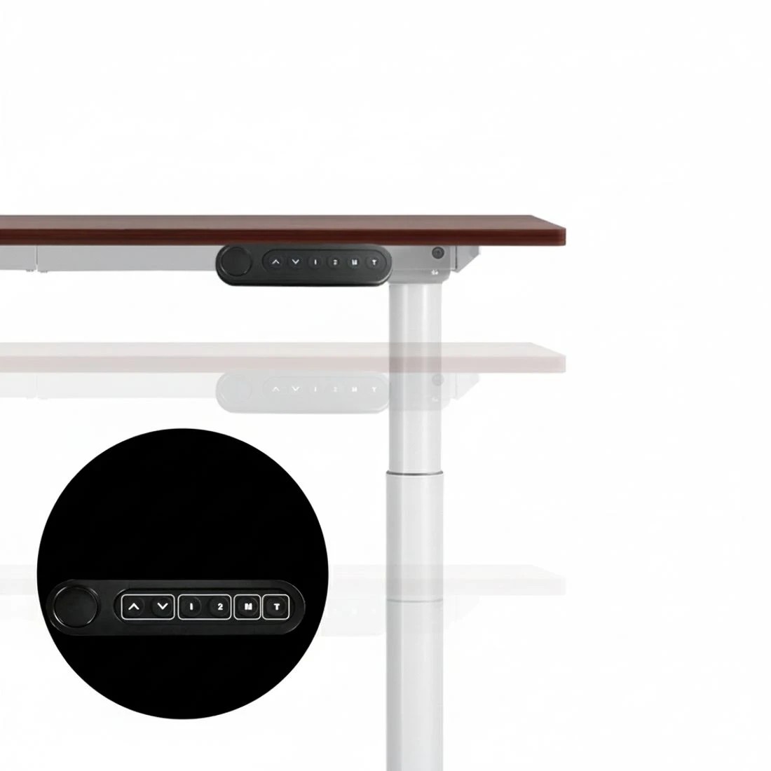 5 Artiss Standing Desk Motorised Electric Dual Motor 140CM - Multi, 5 of 6