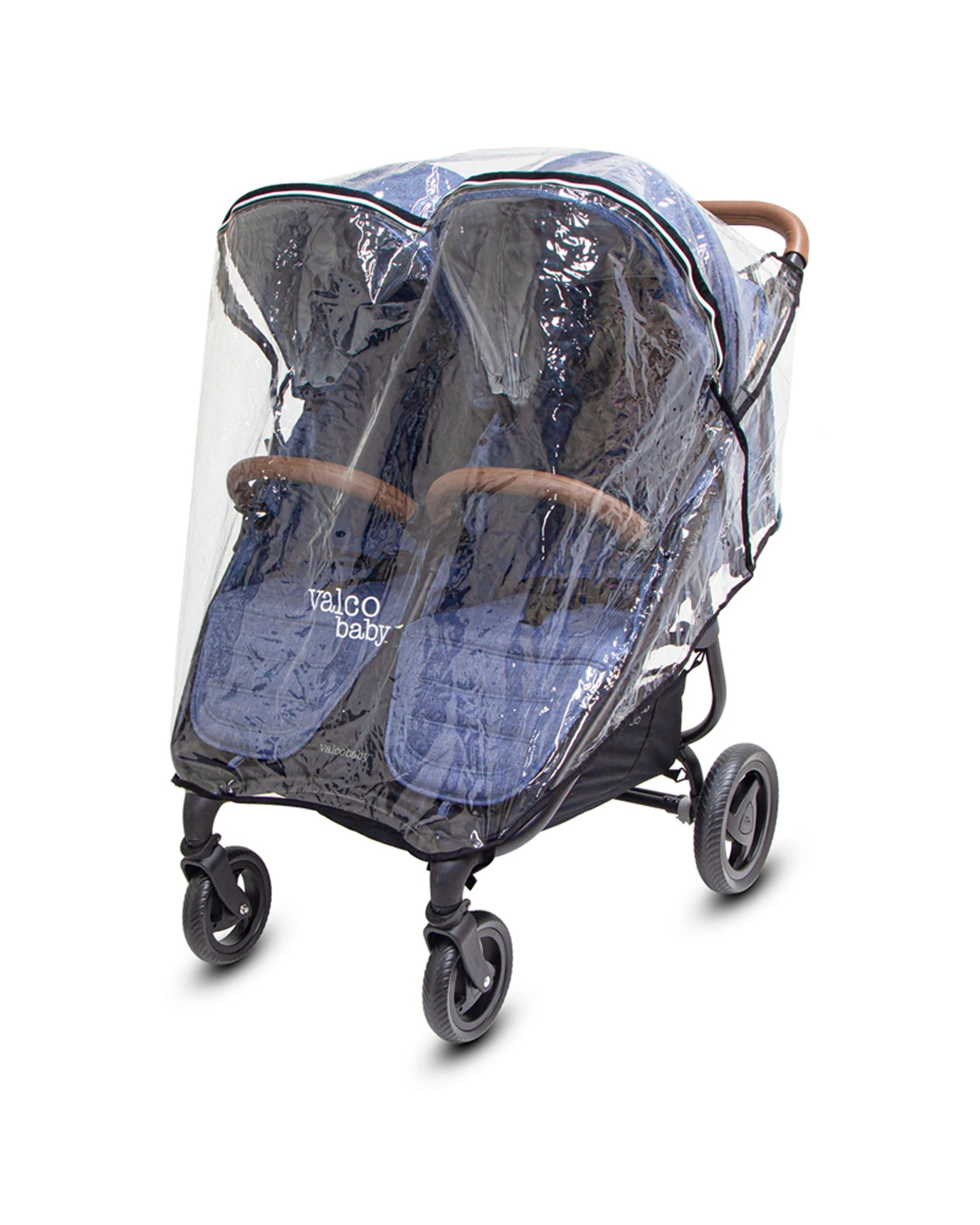 5 ValcoBaby Stroller Pram Wind Rain Cover PVC Zip For Snap Duo Elite Trend - Clear, 5 of 7