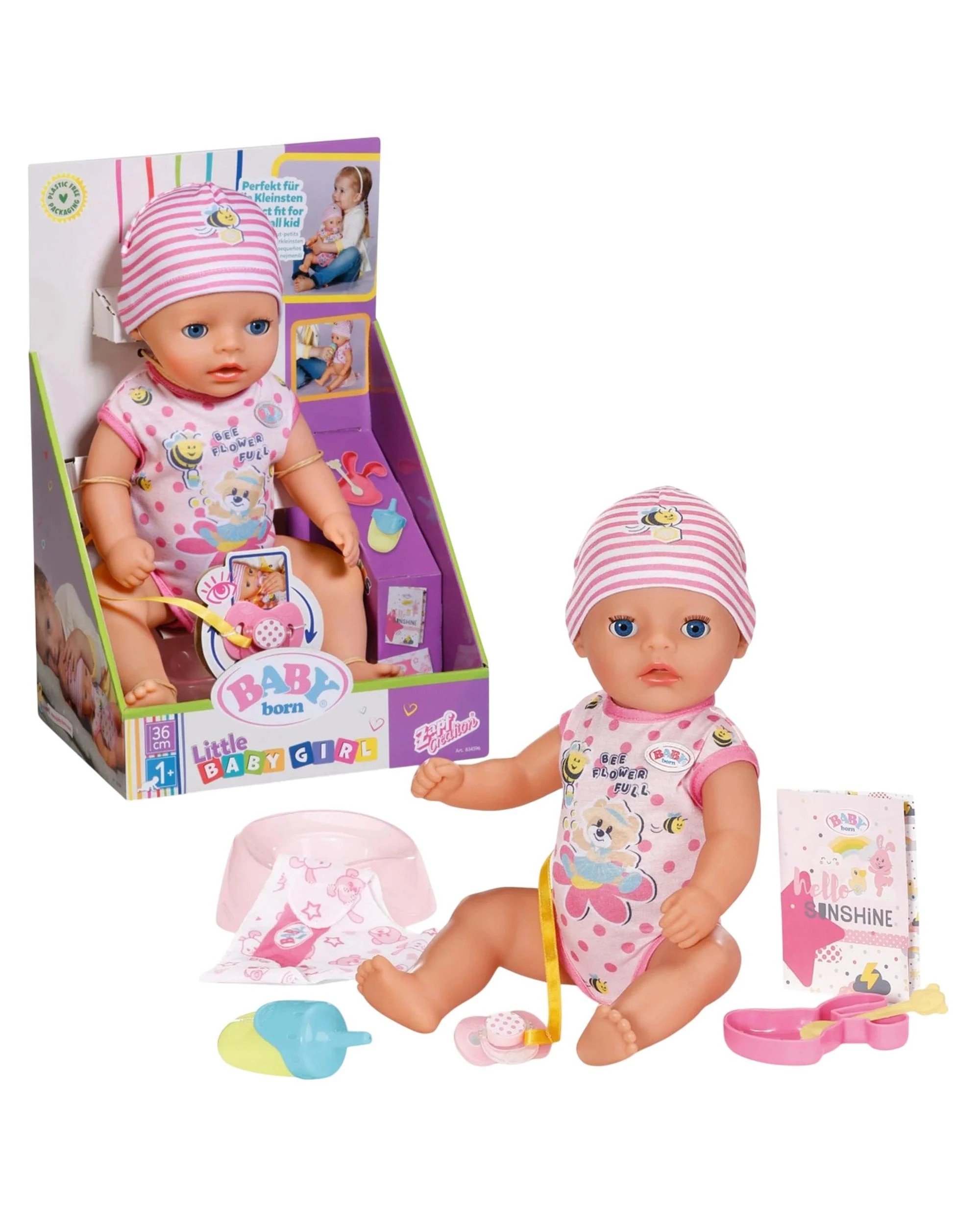 1 Baby Born Little Baby Girl Lena 36cm Doll, 1 of 5