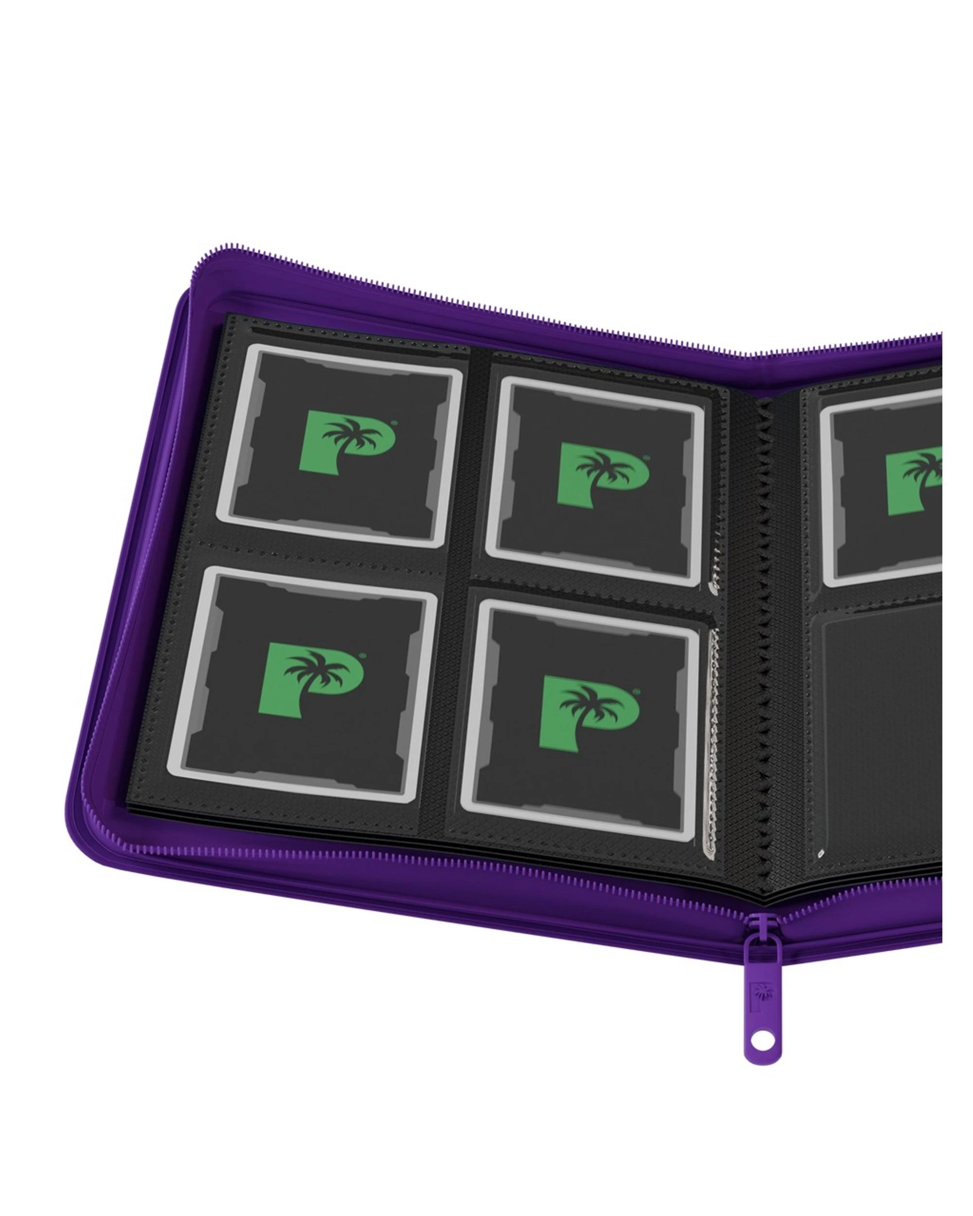 2 Palms Off Gaming Collector's Series 4 Pocket Zip Binder - Purple, 2 of 8