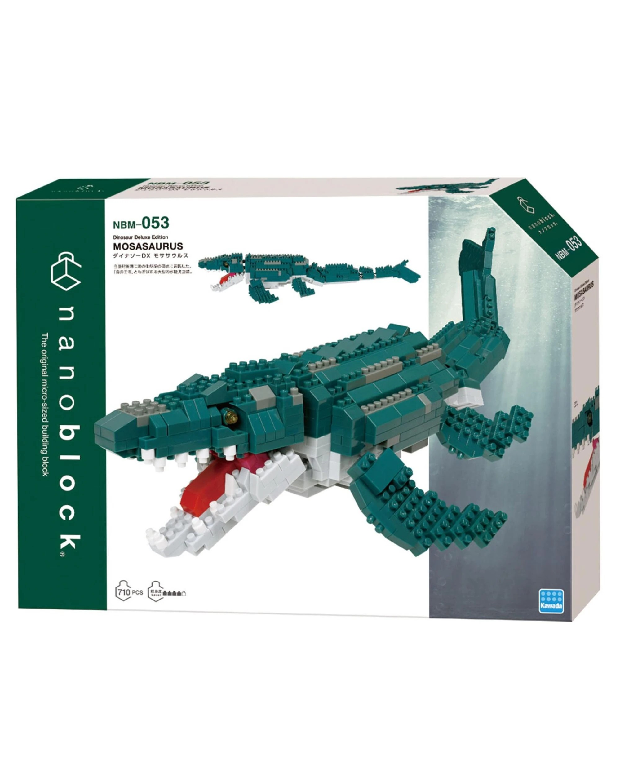 1 Nanoblock Deluxe Mosasaurus, 1 of 8