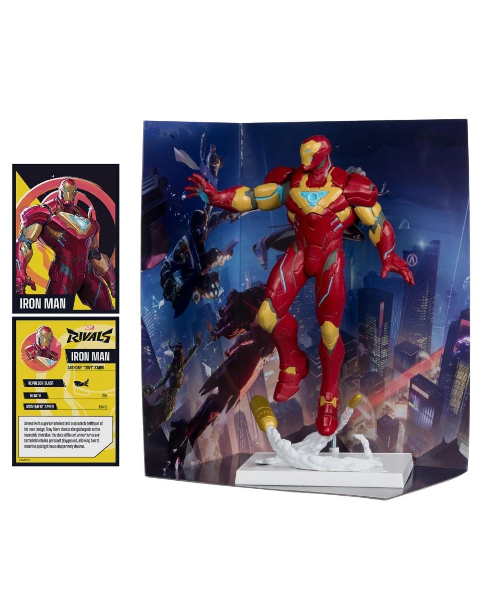 6 McFarlane Gamerverse Marvel Rivals Iron Man 1:6 Scale Figure, 6 of 9
