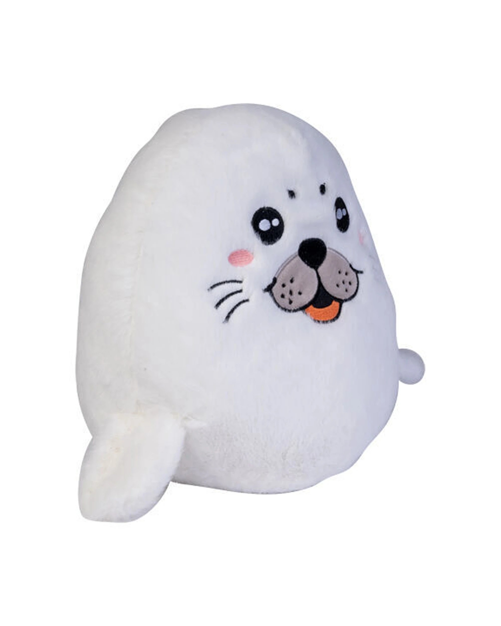 3 Smooshos Pal Squishy Super Soft Plushie Kid's Toy 22x16x22cm Harp Seal Pup - White, 3 of 4