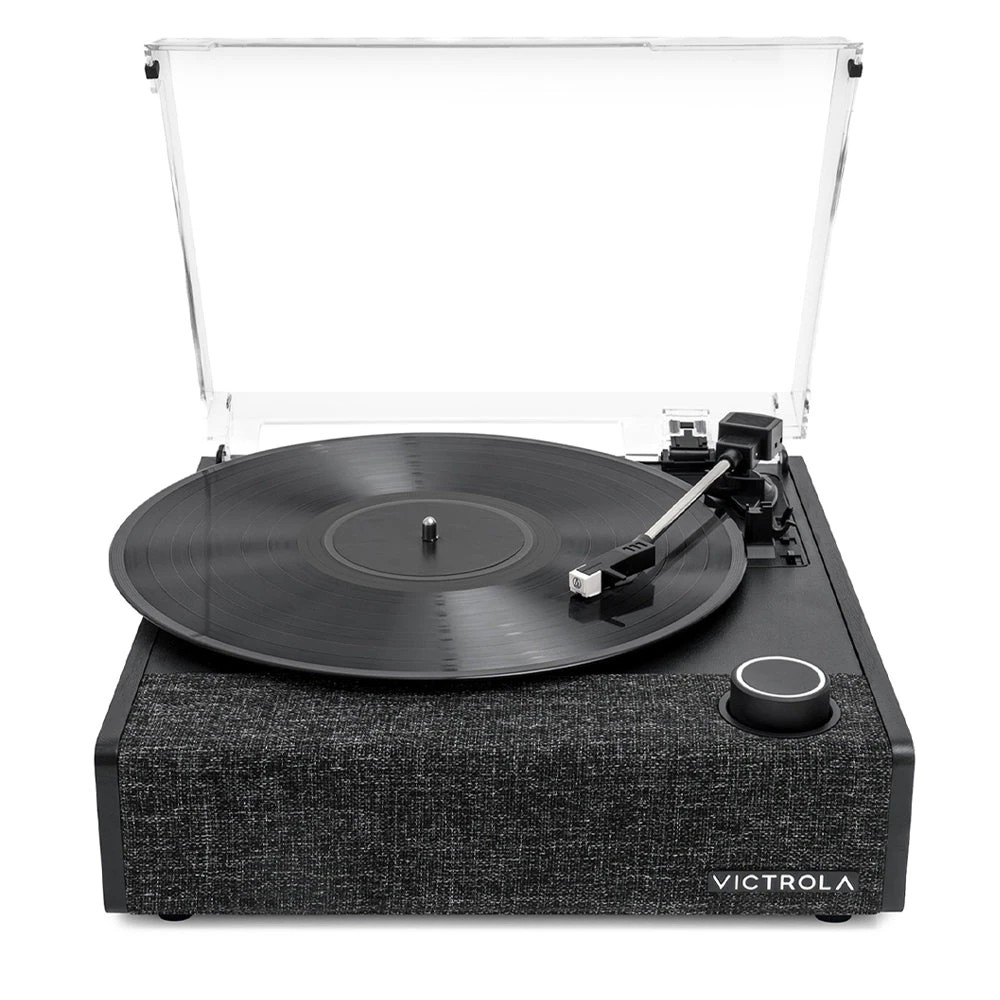 1 Victrola Eastwood II Turntable - Black - Black, 1 of 6