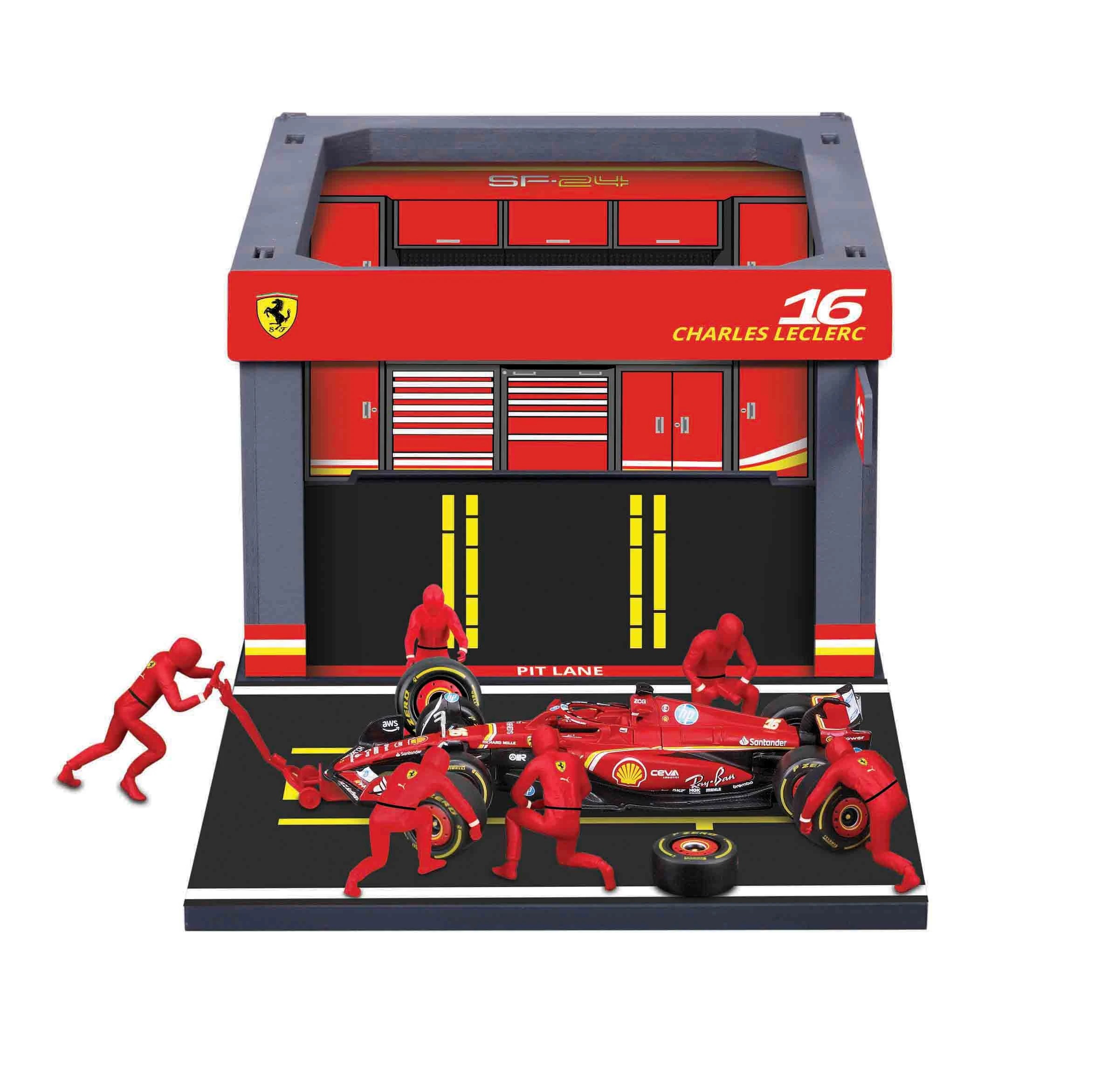 8 Bburago 1:43 F1 Pit Pass - Assorted, 8 of 9
