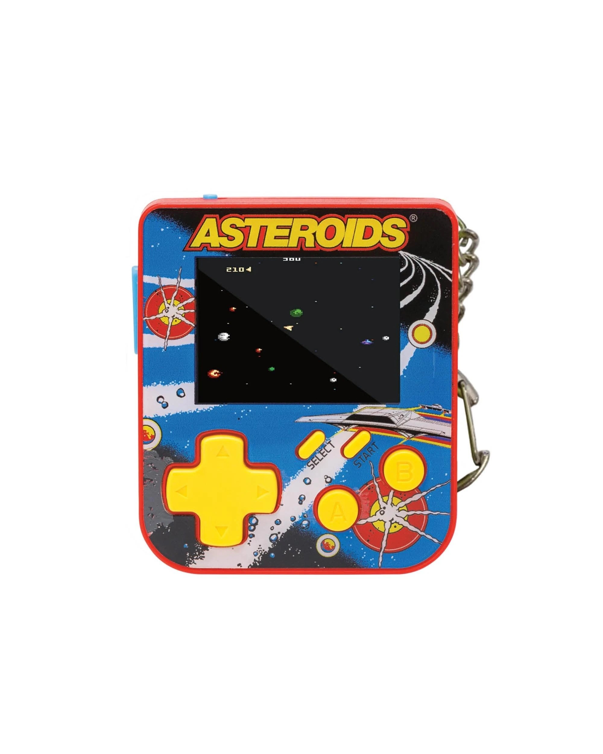 2 Super Micro Asteroids Gamer Keychain, 2 of 5