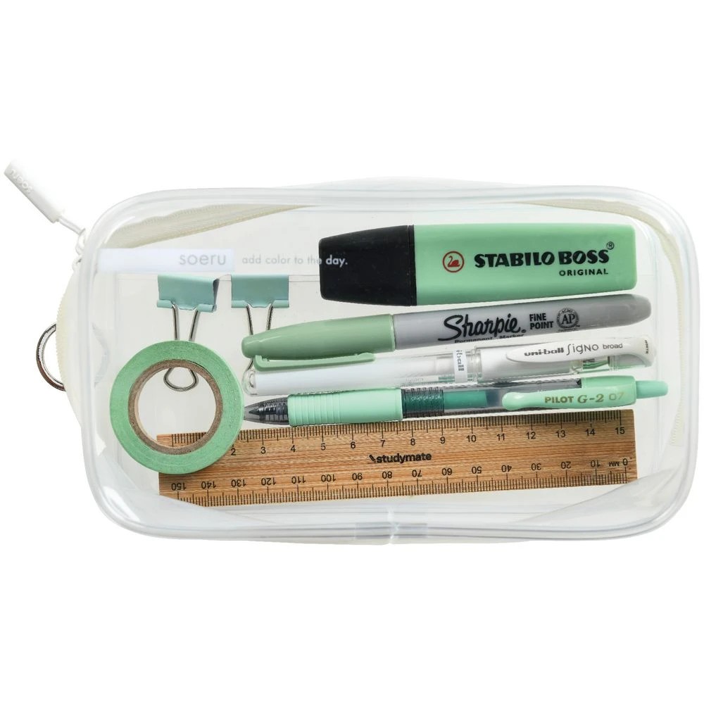 3 Soeru Box Pen Case Clear, 3 of 3