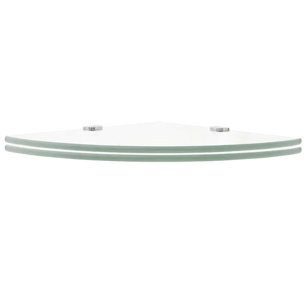 2 vidaXL Floating shelf Wall mounting - Clear, 2 of 7