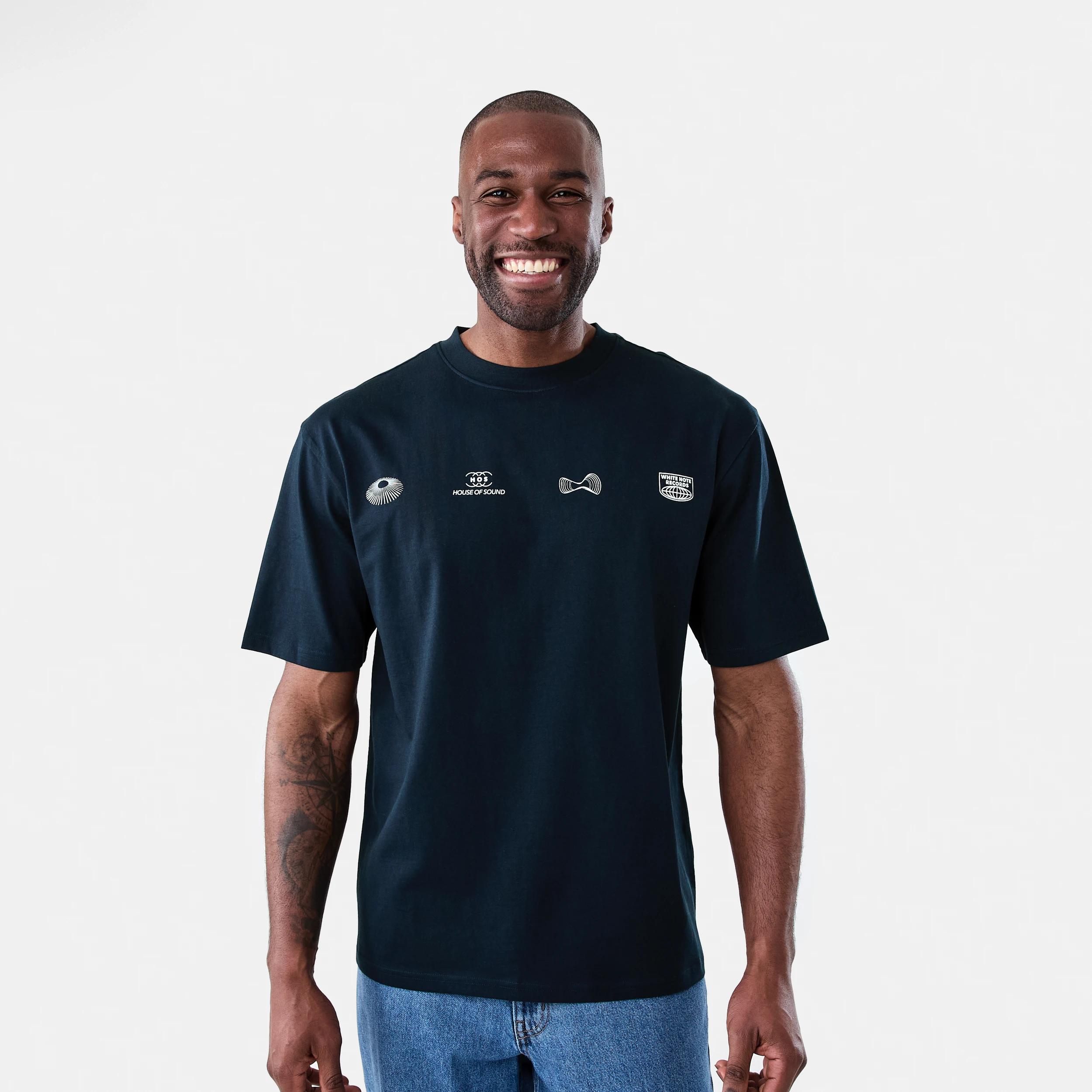 1 Oversized Print T-shirt Sky Cptn, 1 of 5