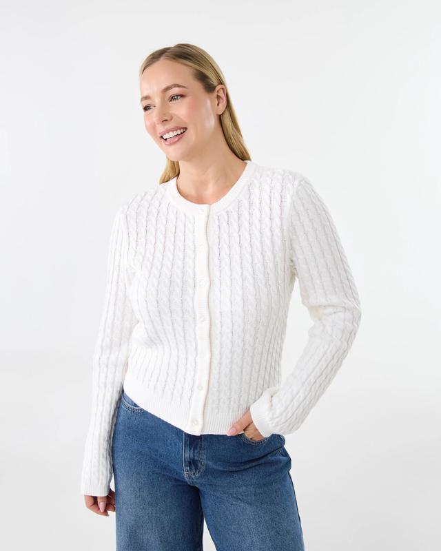 Long Sleeve Lightweight Cable Card