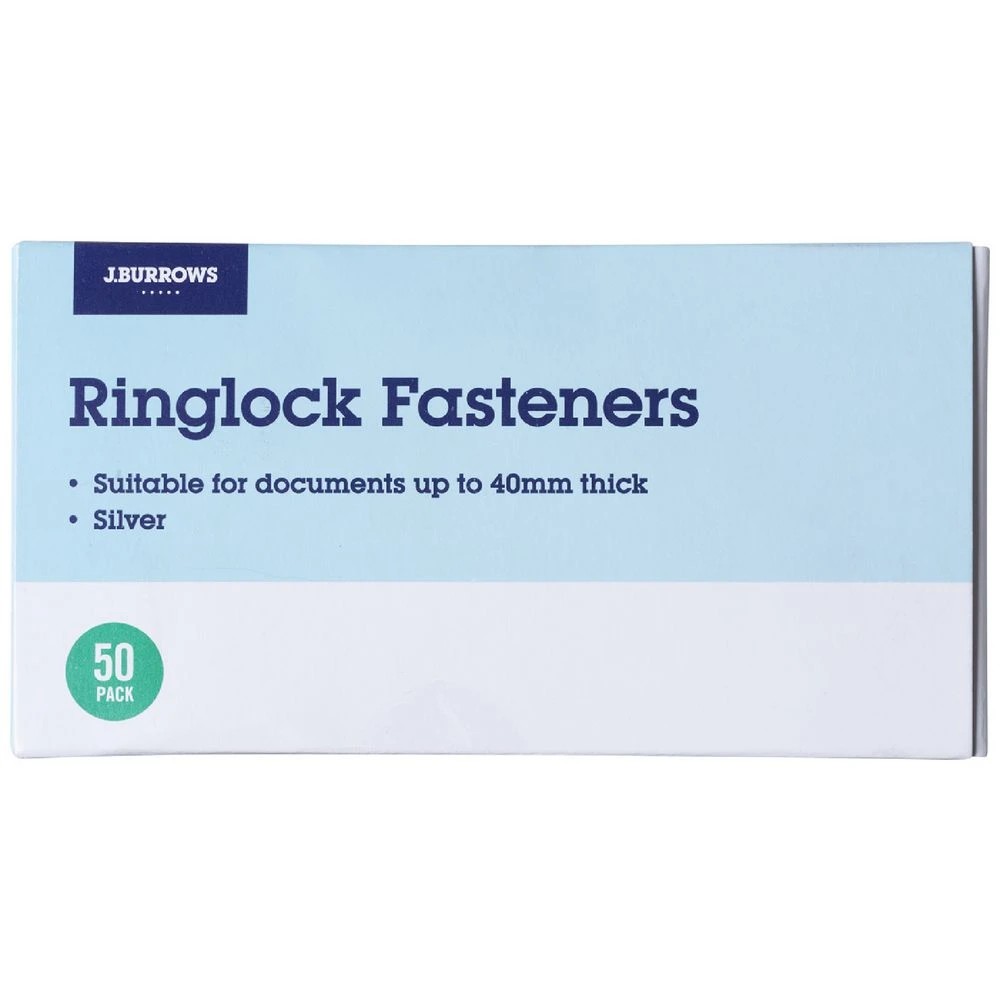 1 J.Burrows Ringlock Fasteners 50 Pack, 1 of 2