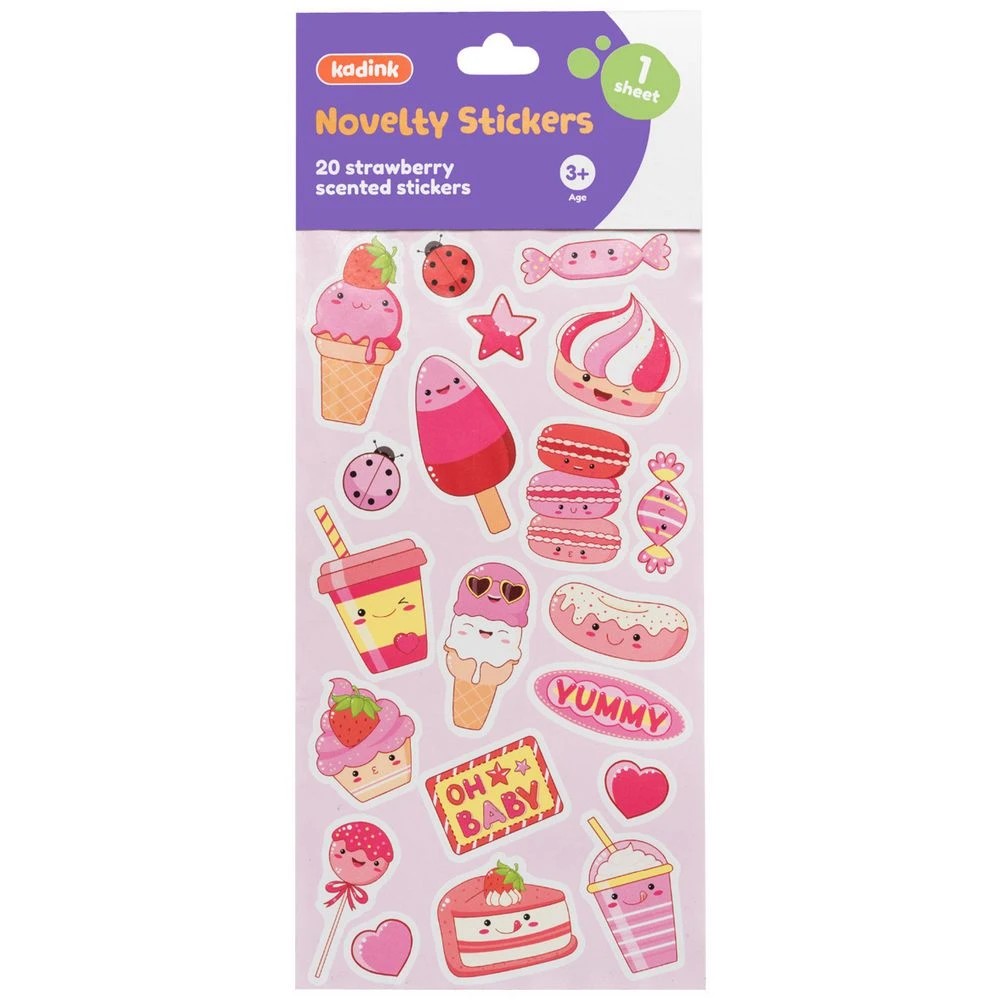 1 Kadink Scented Stickers 1 Sheet Strawberry, 1 of 1
