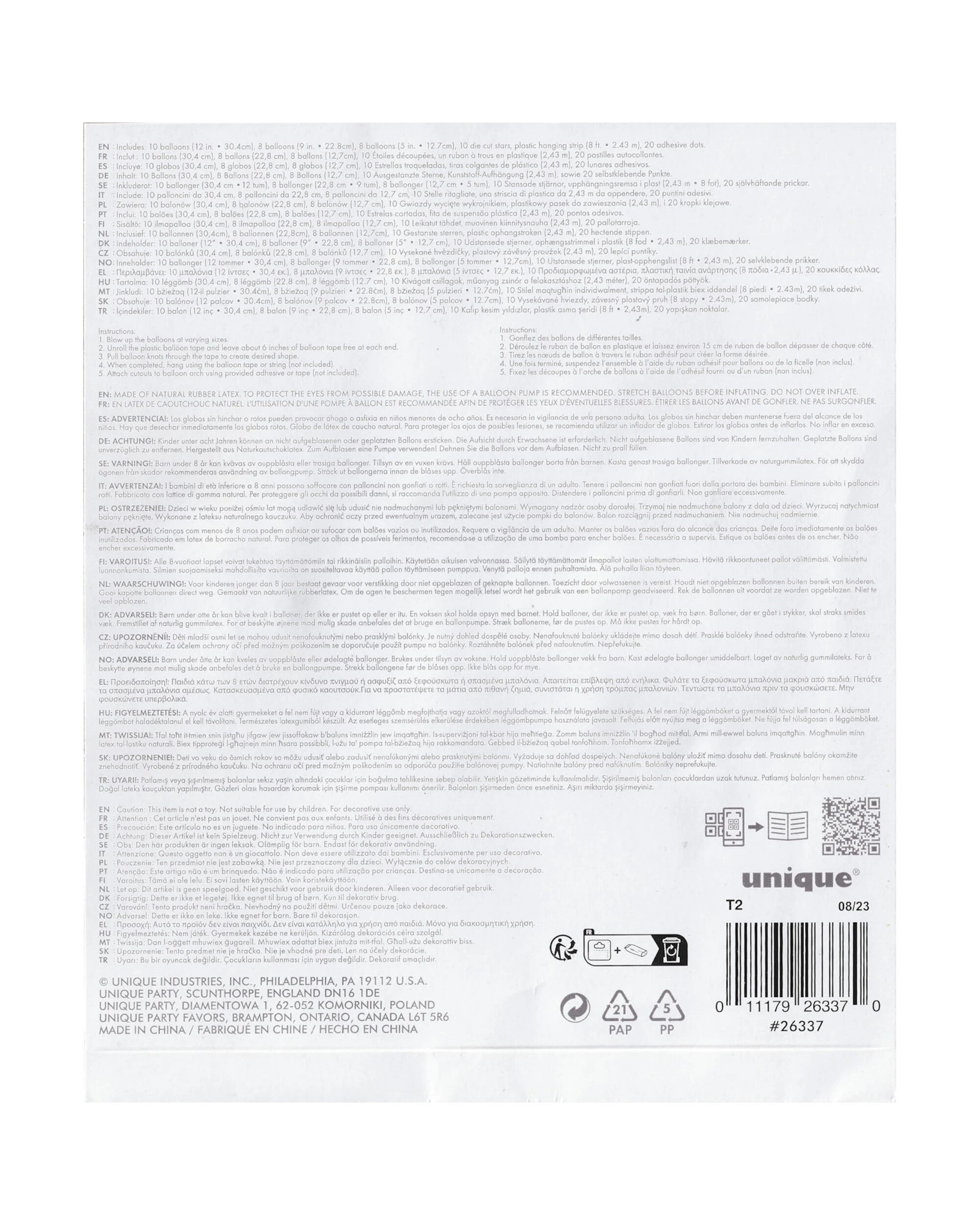 5 Unique Purple Galaxy Balloon Garland Kit - Purple, Blue, Silver, 5 of 5