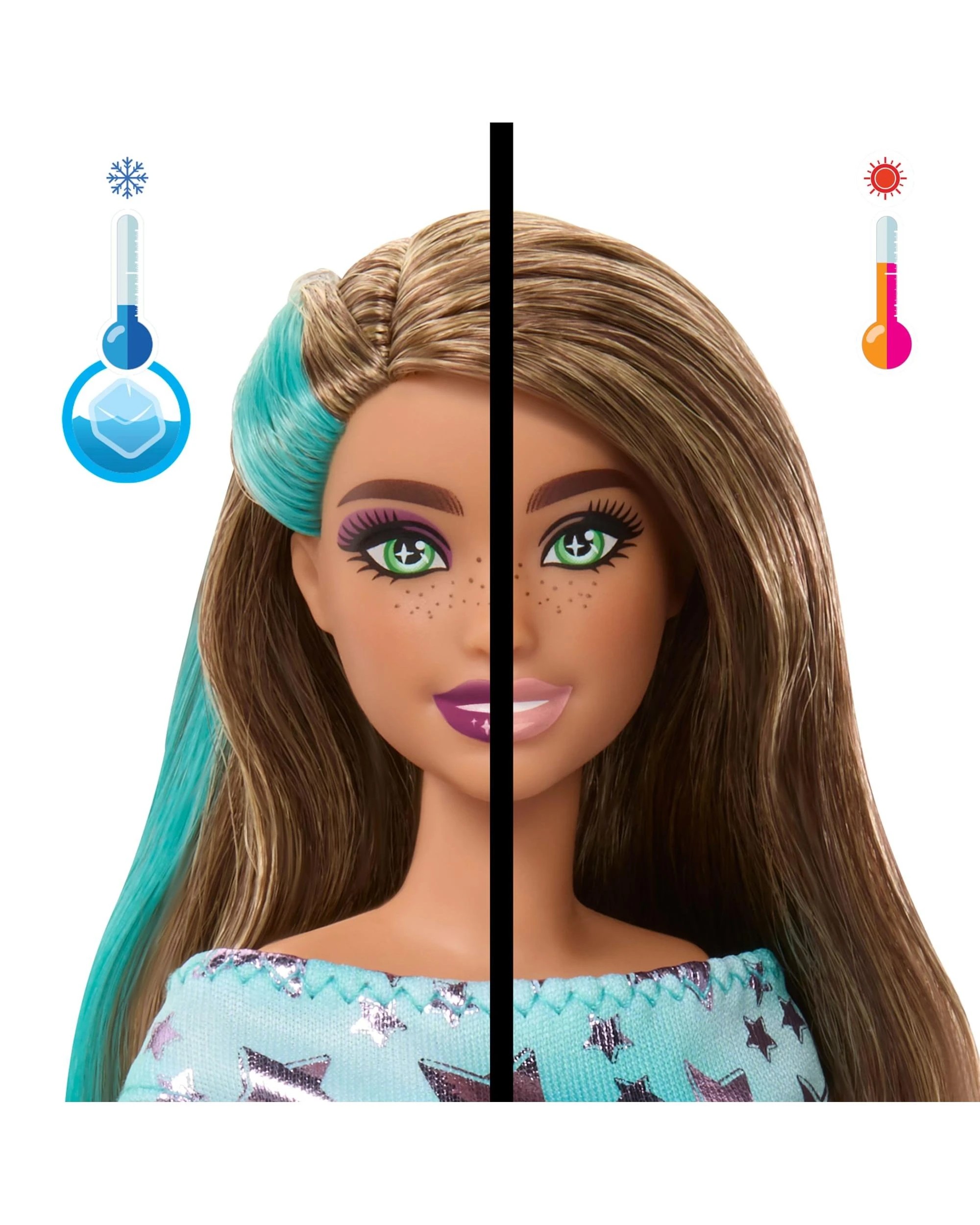 6 Barbie Party Unboxed Birthday Series Party Stars Brunette Doll and Accessories, 6 of 8