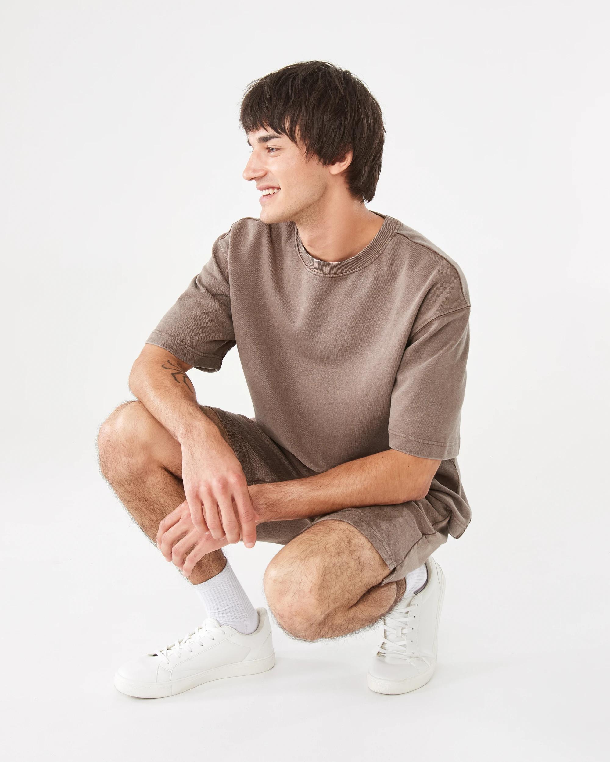 9 Terry Oversized T-shirt Brn Coffee, 9 of 9