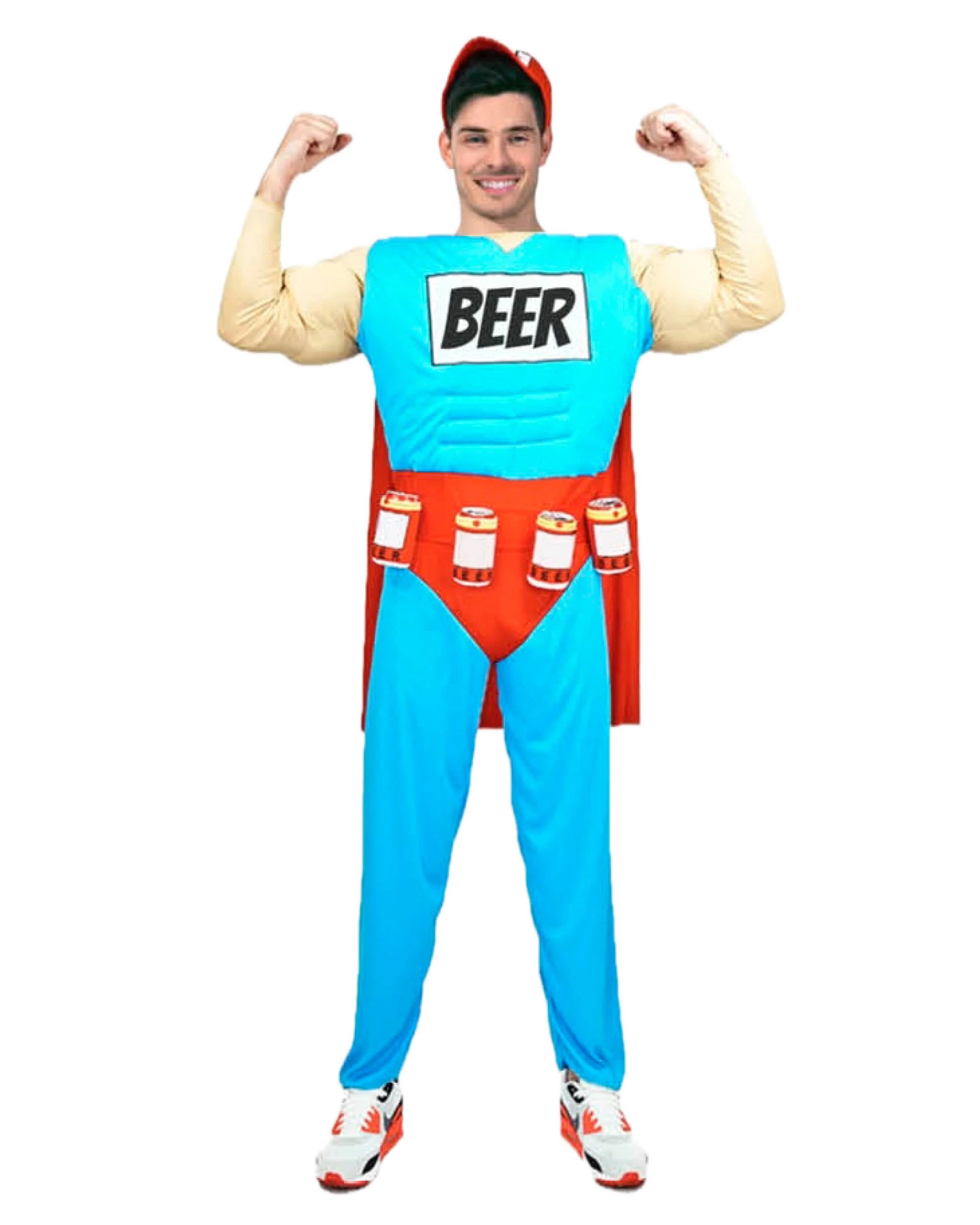 1 BR Costumes Duffman Beer Muscle Costume for Adults, 1 of 2