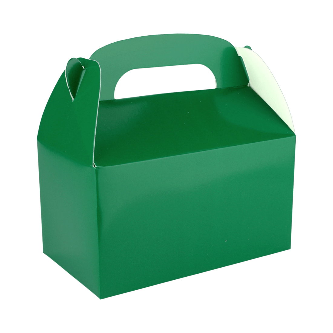 1 Party Maker Green Lolly/Treat Boxes with Handle Pack of 6, 1 of 2