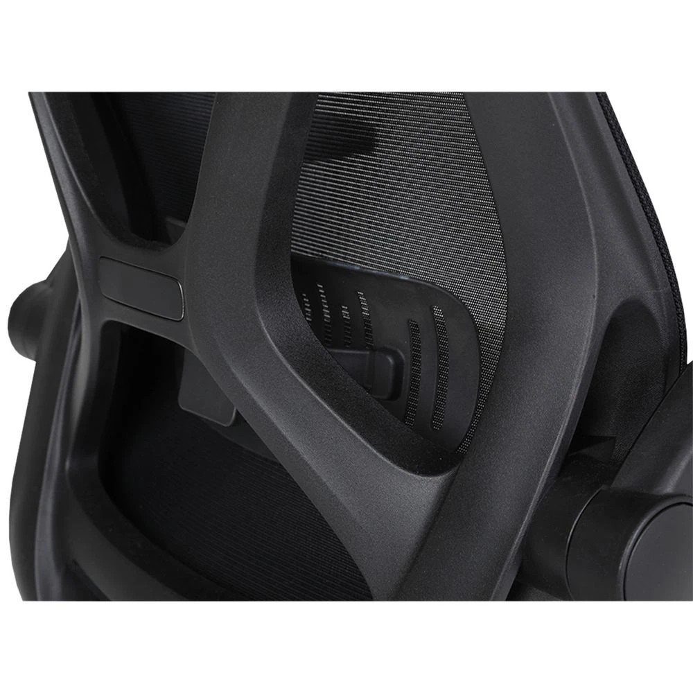 8 J.Burrows Kingston Ergonomic PU Leather Chair Black Ergonomic Chairs and Desk Chairs, 8 of 10