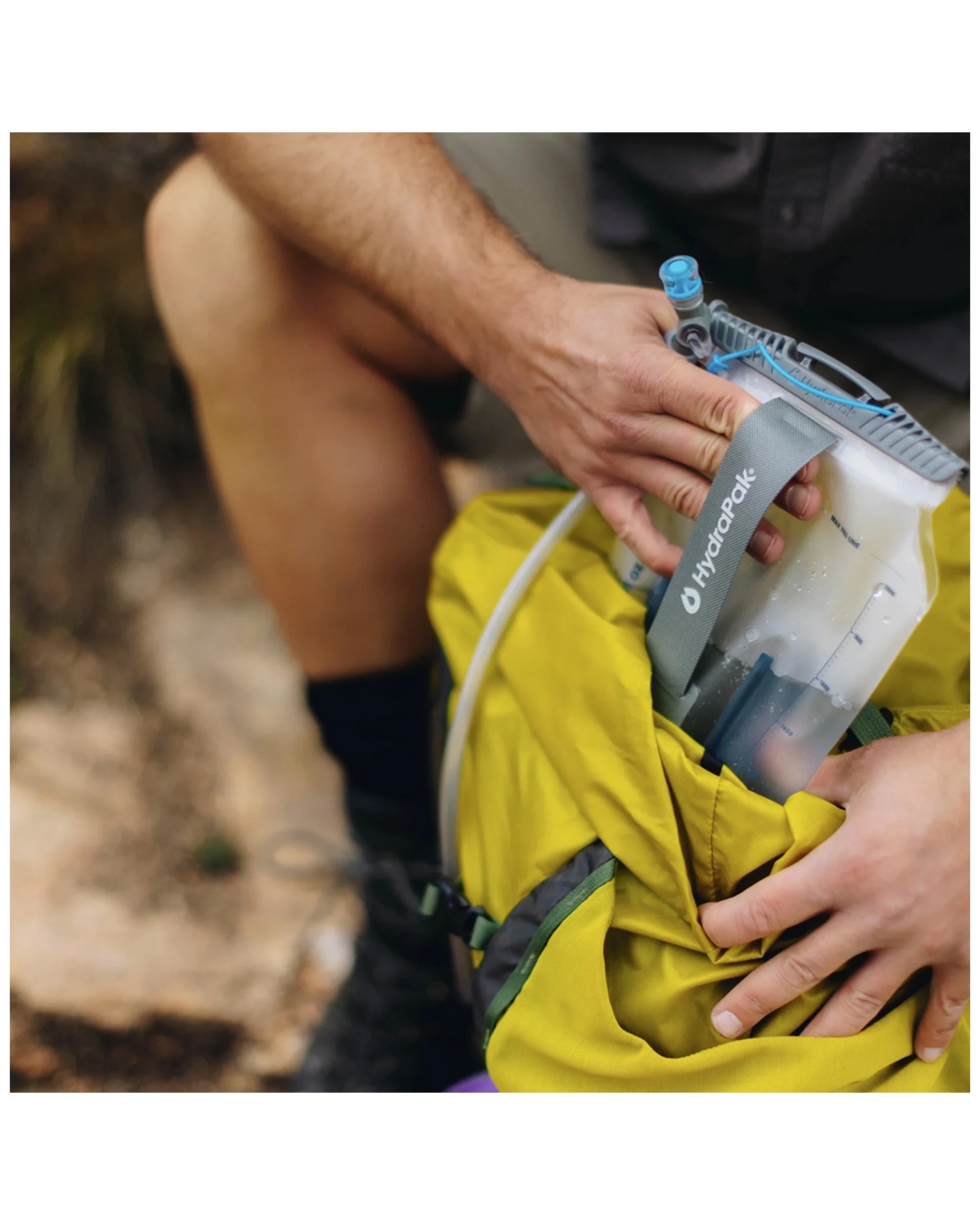 6 Hydrapak Contour 2L Reservoir Hydration Bladder With Bite Valve No BPA Or PVC - Multi, 6 of 6