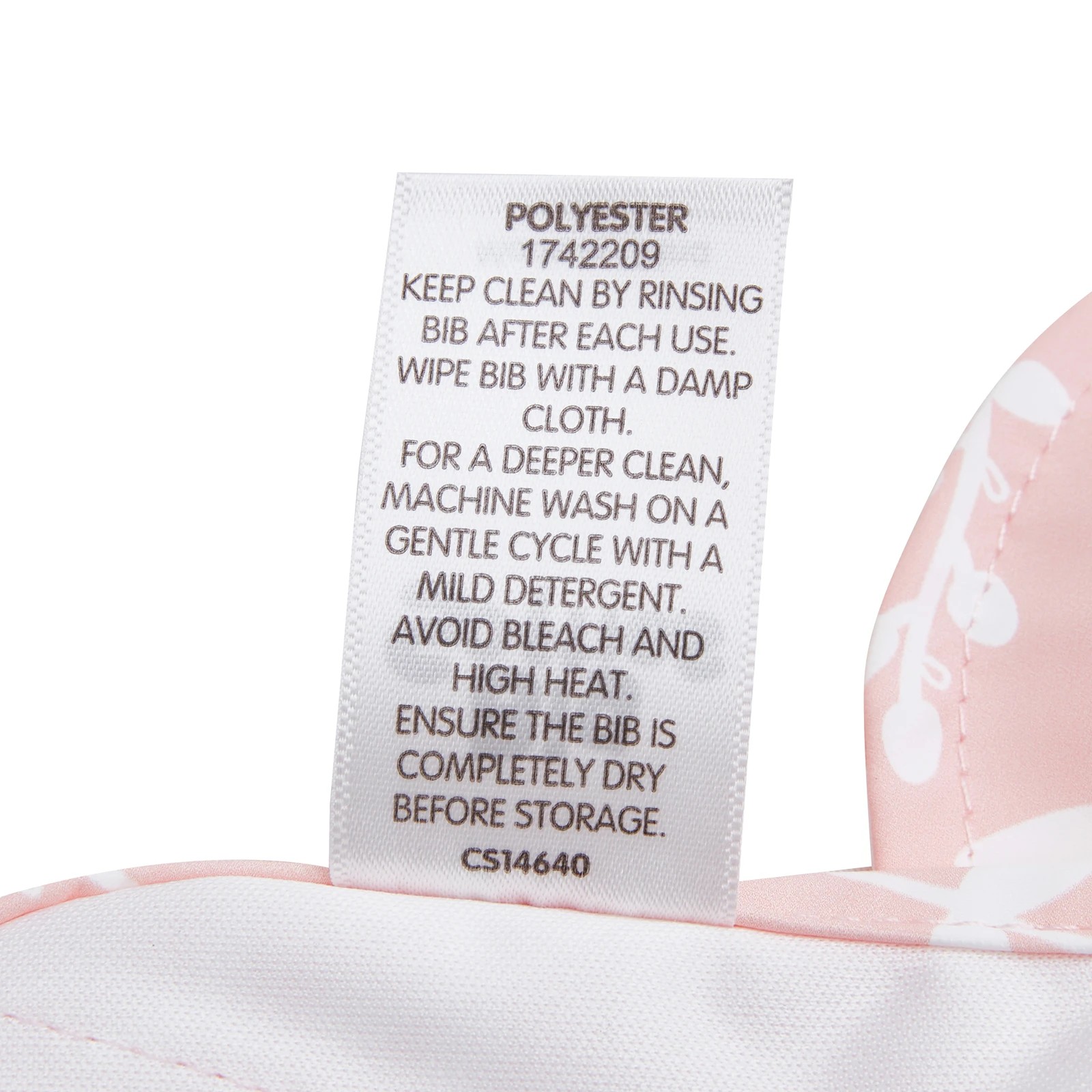 5 Big Softies 2 Pack Recycled pouch bibs wipe free Rose, 5 of 5