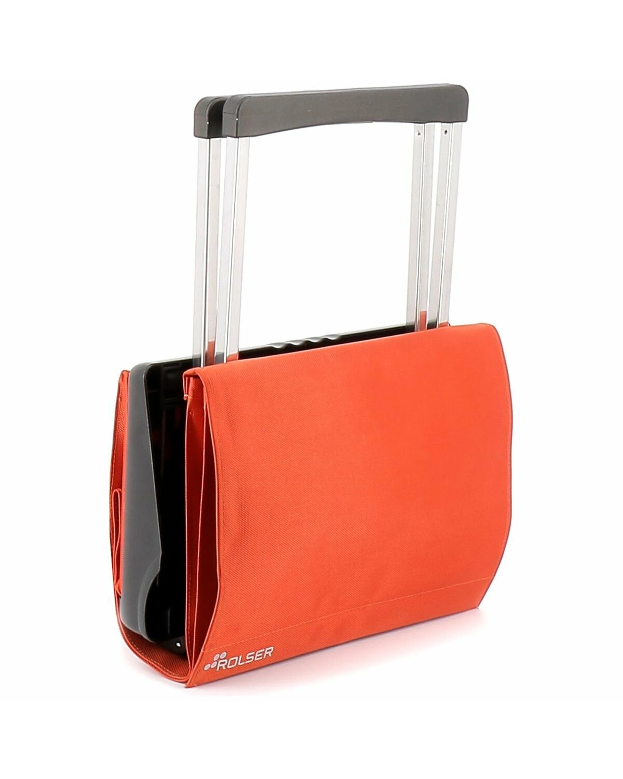 5 Rolser Plegamatic MF Folding 2 Wheel Trolley Orange, 5 of 5