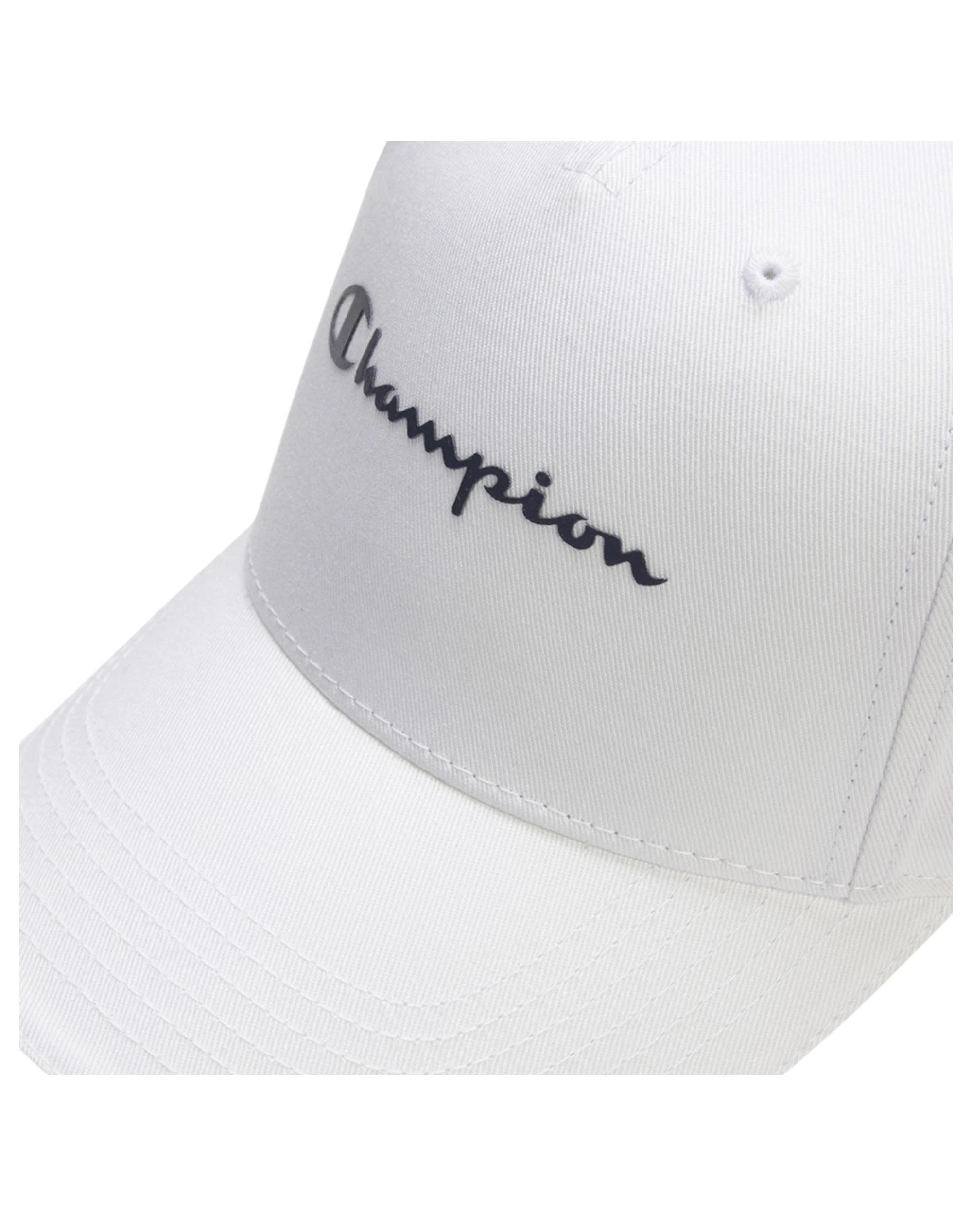 5 Champion 3 Pack Mens Baseball Cap Cotton White Hat WHITE, 5 of 5