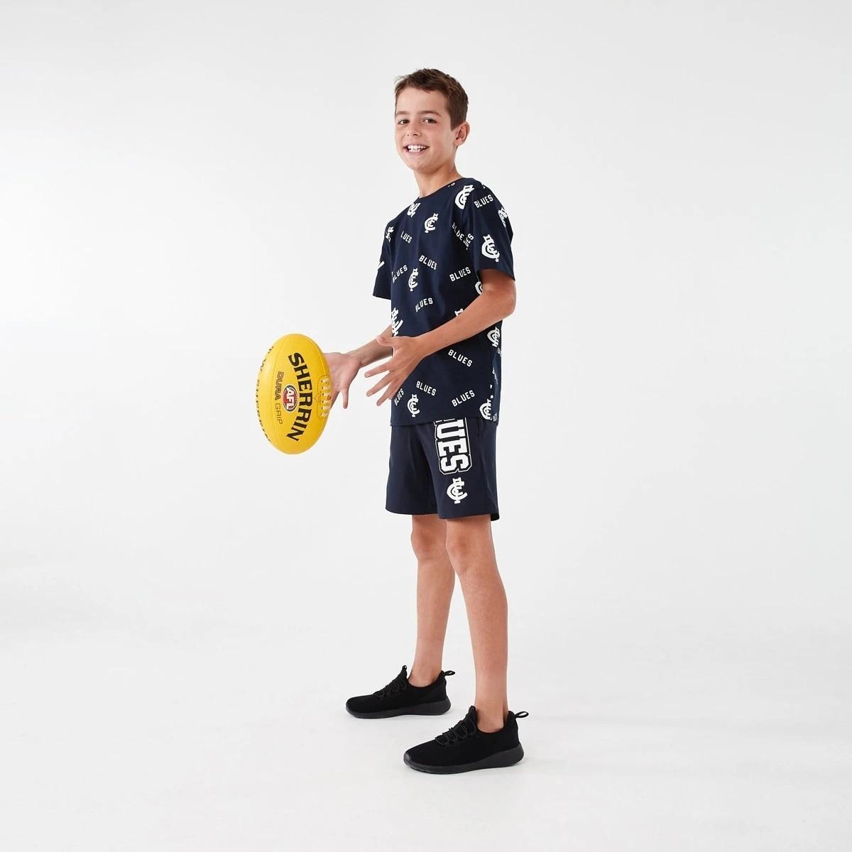 8 Official AFL Kids All Over Print T-shirt Carlton, 8 of 10