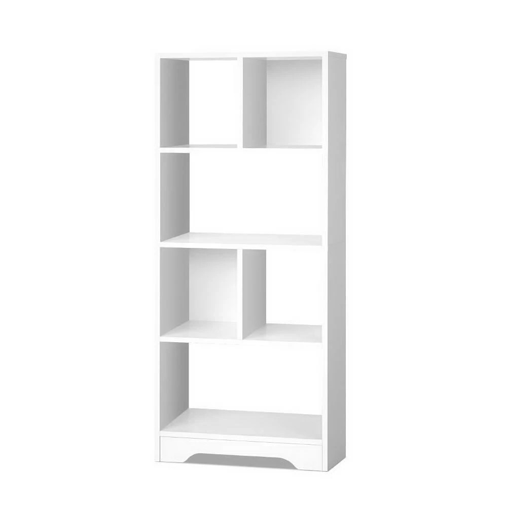 1 Artiss Bookshelf 4 Tiers - White, 1 of 4