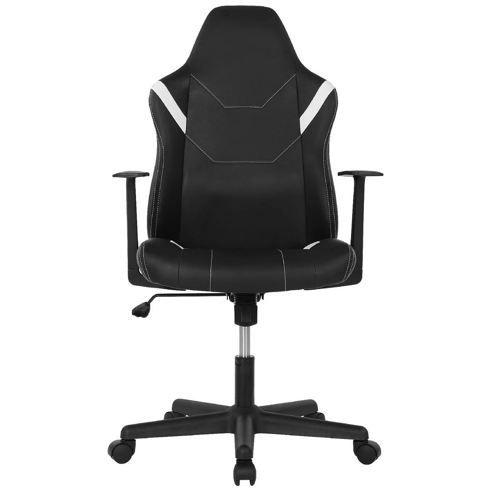 3 Typhoon Bolt Gaming Chair Black/White Ergonomic Chairs and Desk Chairs, 3 of 10