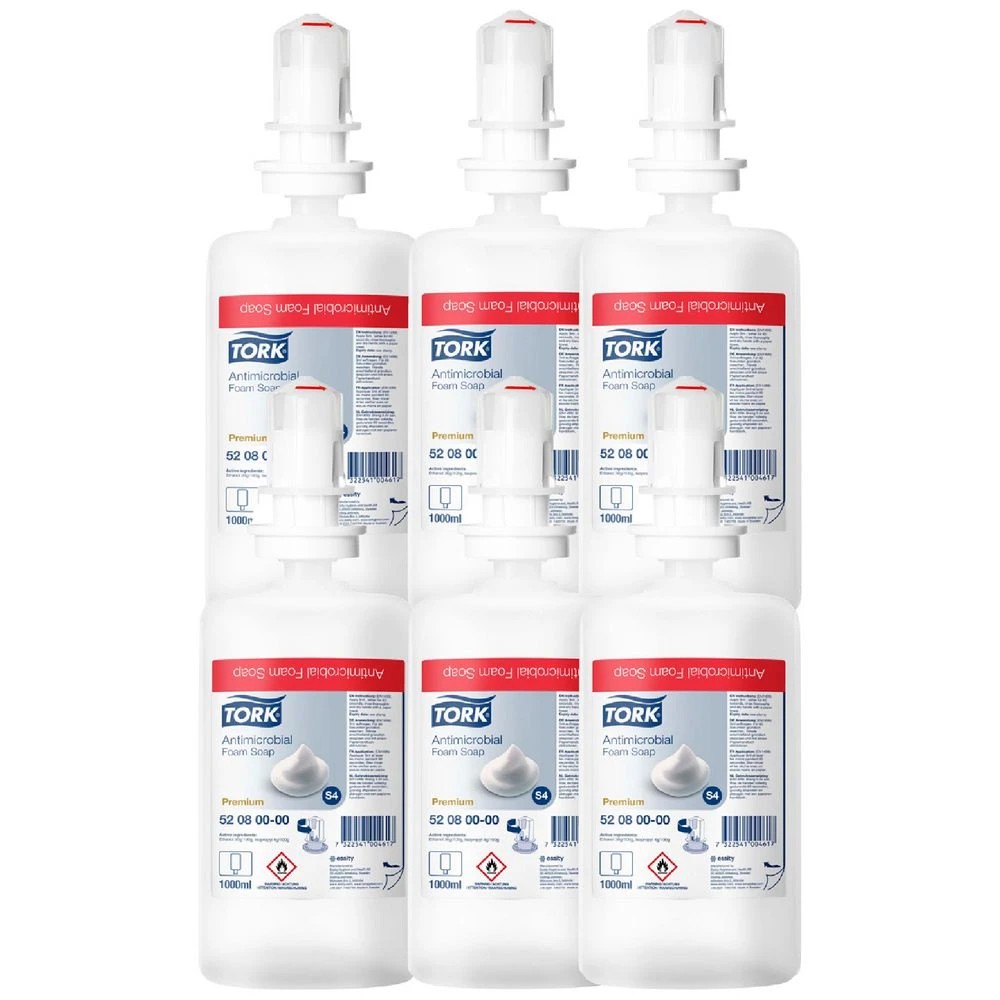 1 Tork Antimicrobial Foam Soap 6 x 1L, 1 of 1