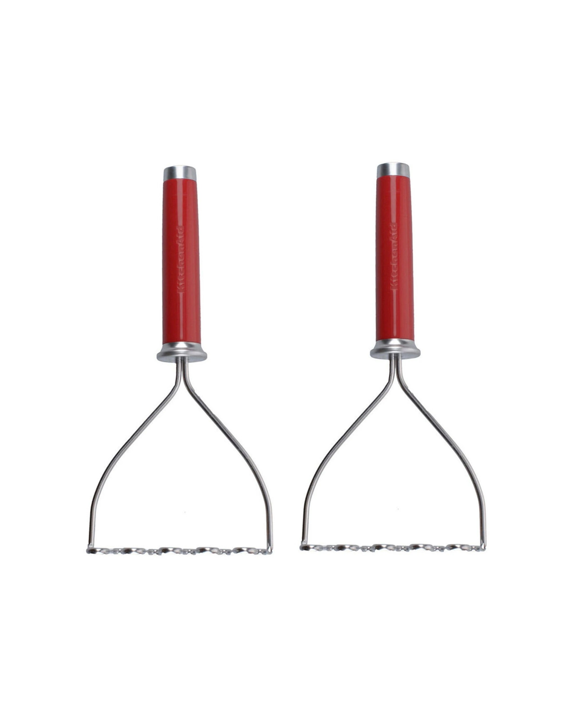 1 KitchenAid Wire Potato Vegetable Masher 2PK Durable Nylon Material - Red, 1 of 3