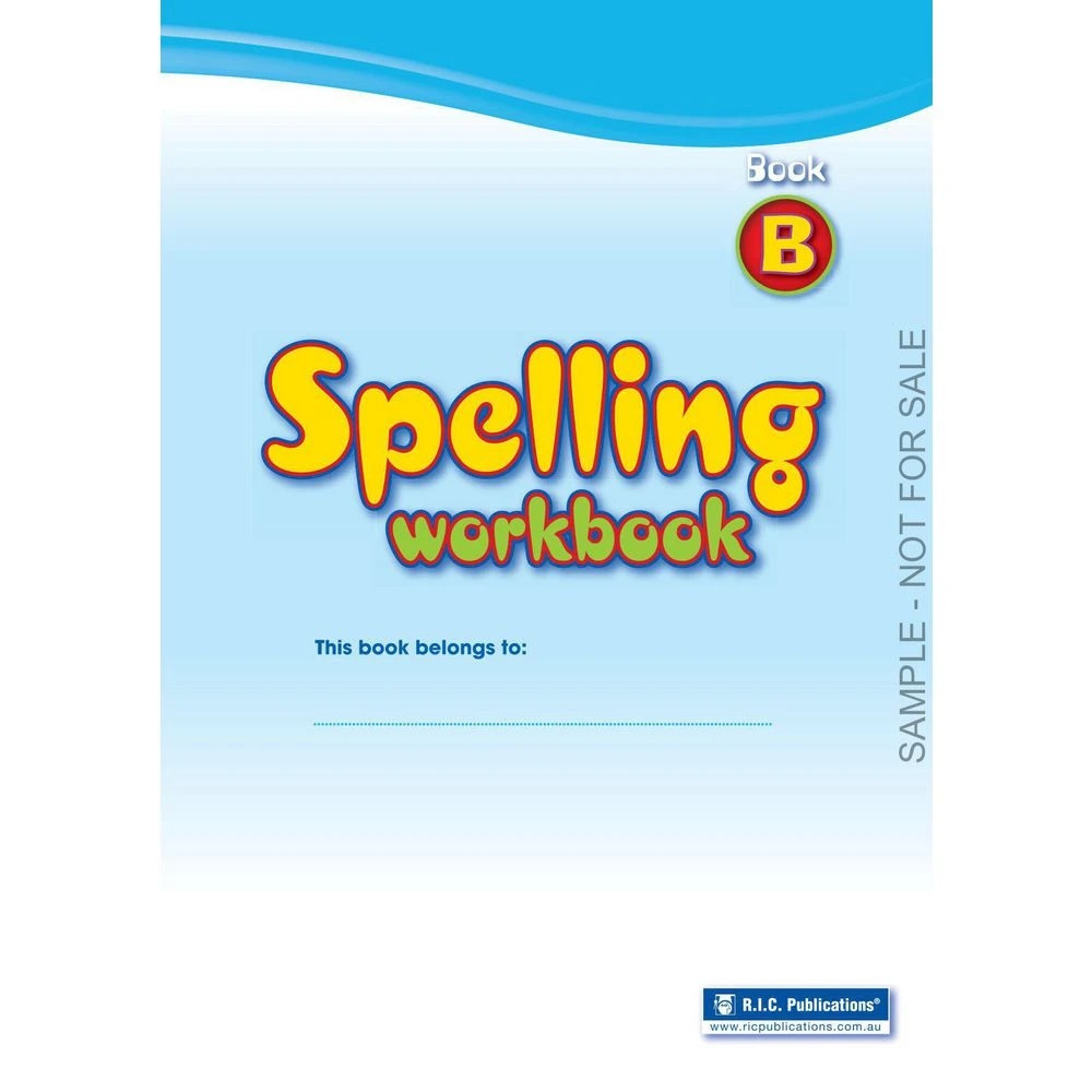 2 Spelling Workbook Interactive Book B, 2 of 5