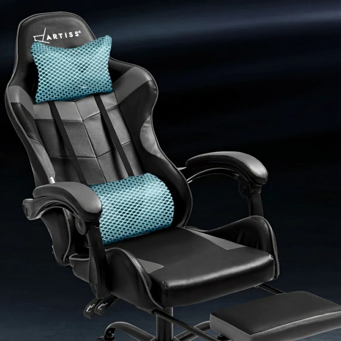 4 Artiss Gaming Office Chair Recliner Footrest - Multi, 4 of 5