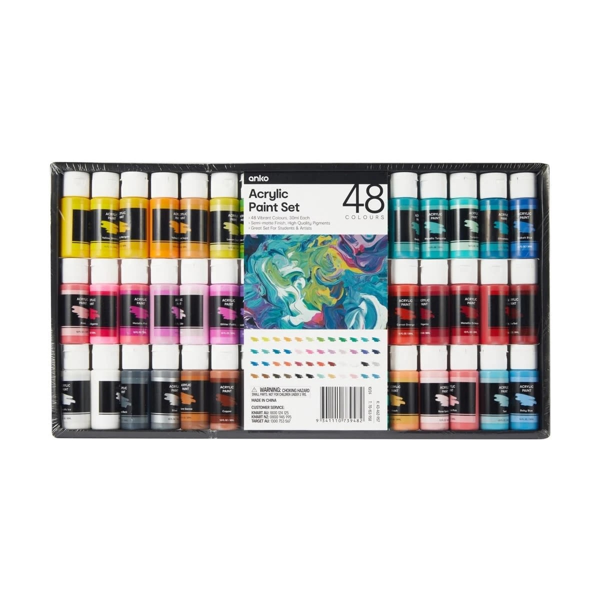 1 48 Pack Acrylic Paint Set, 1 of 2